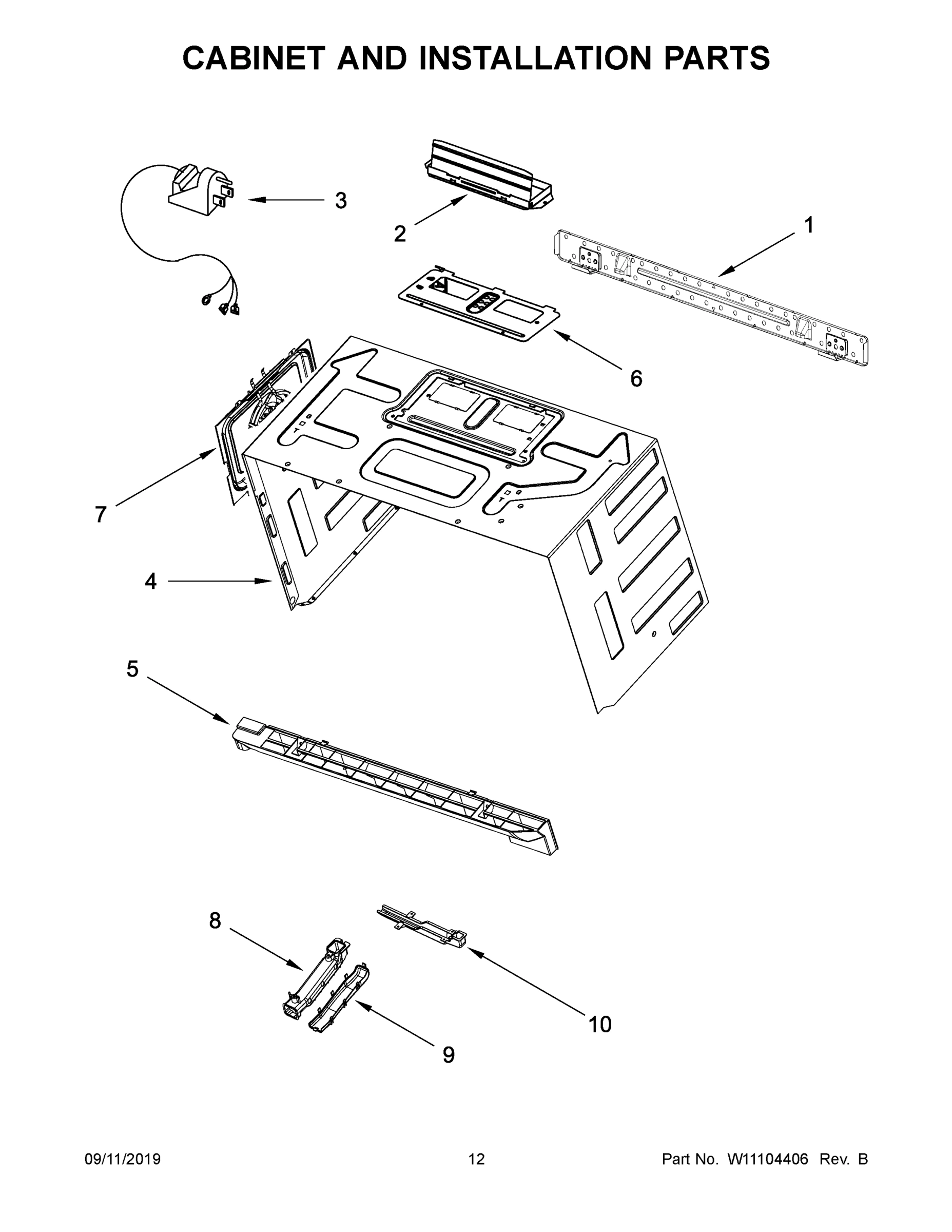 07 - CABINET AND INSTALLATION PARTS