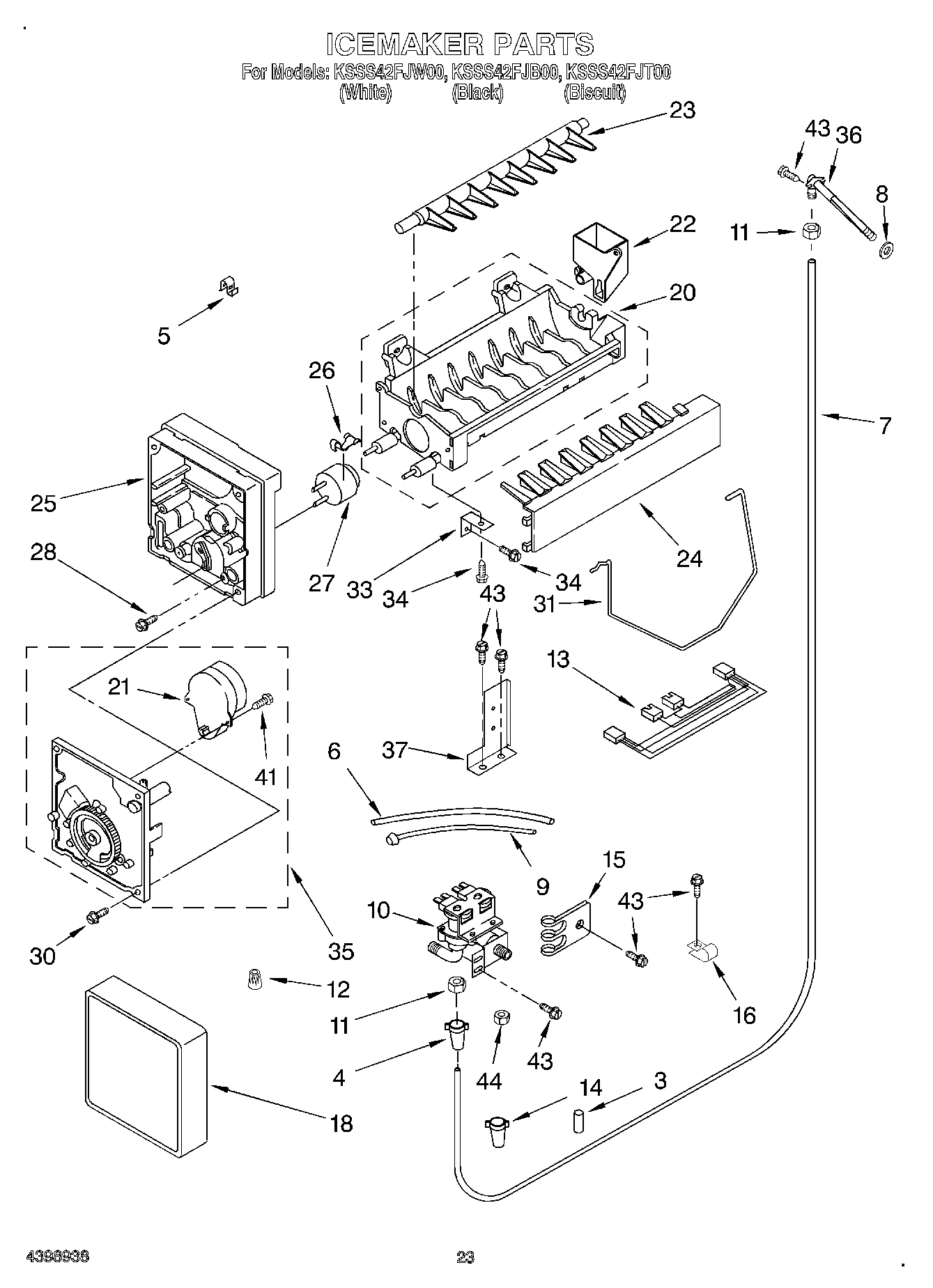 15 - ICE MAKER, OPTIONAL