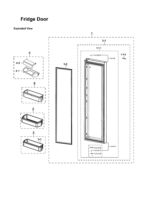 REFRIGERATOR DOOR PARTS