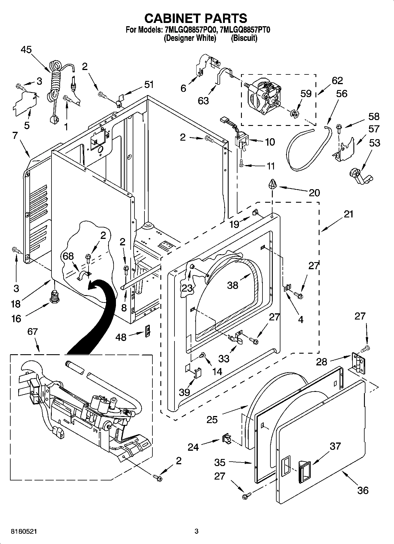 02 - CABINET PARTS