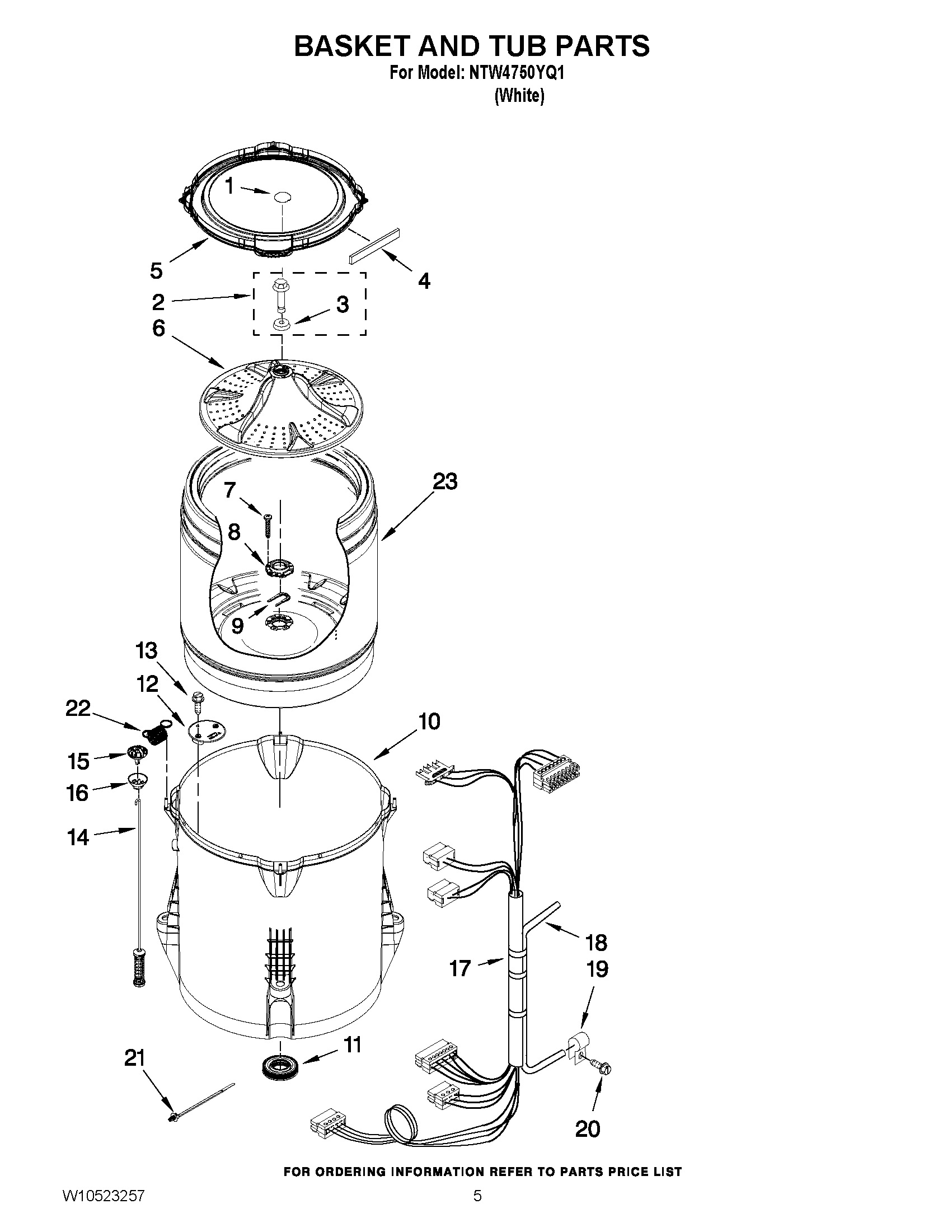 03 - BASKET AND TUB PARTS