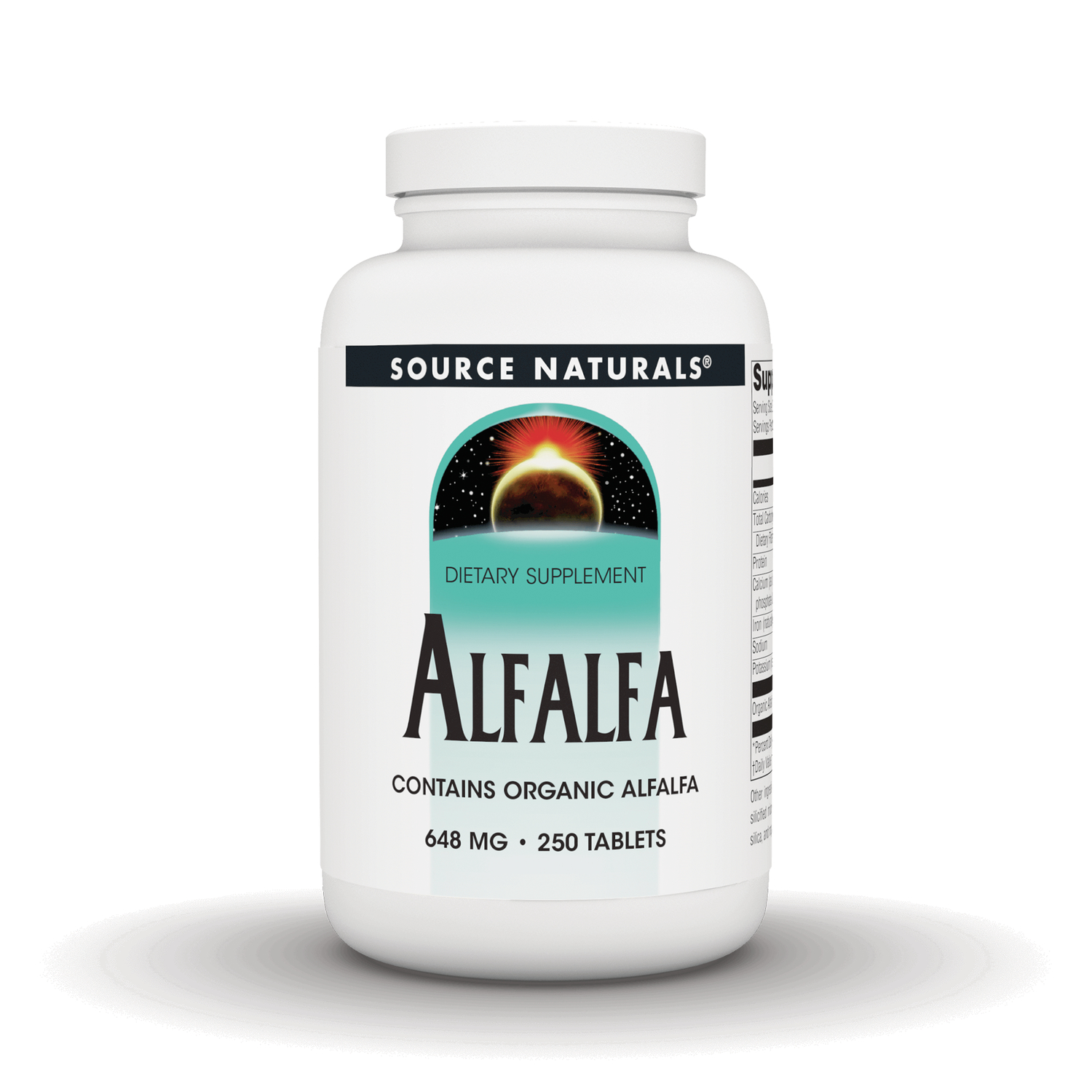 Source Naturals Alfalfa Vitamin | 648 mg | 250 Tabs