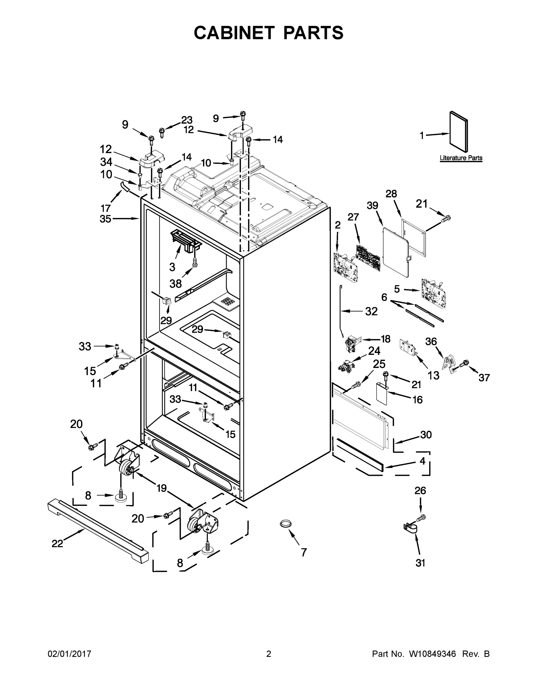 02 - CABINET PARTS