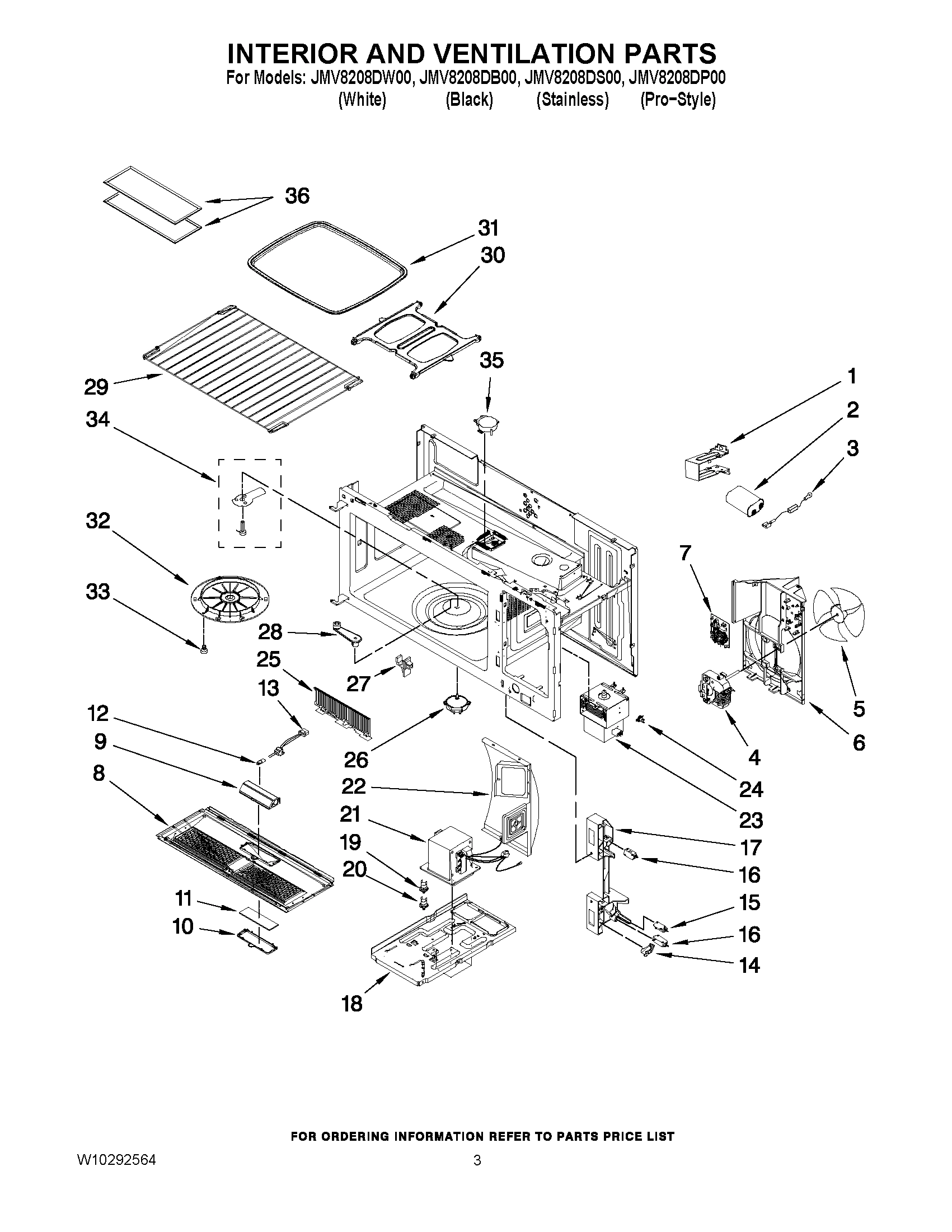 03 - INTERIOR AND VENTILATION PARTS