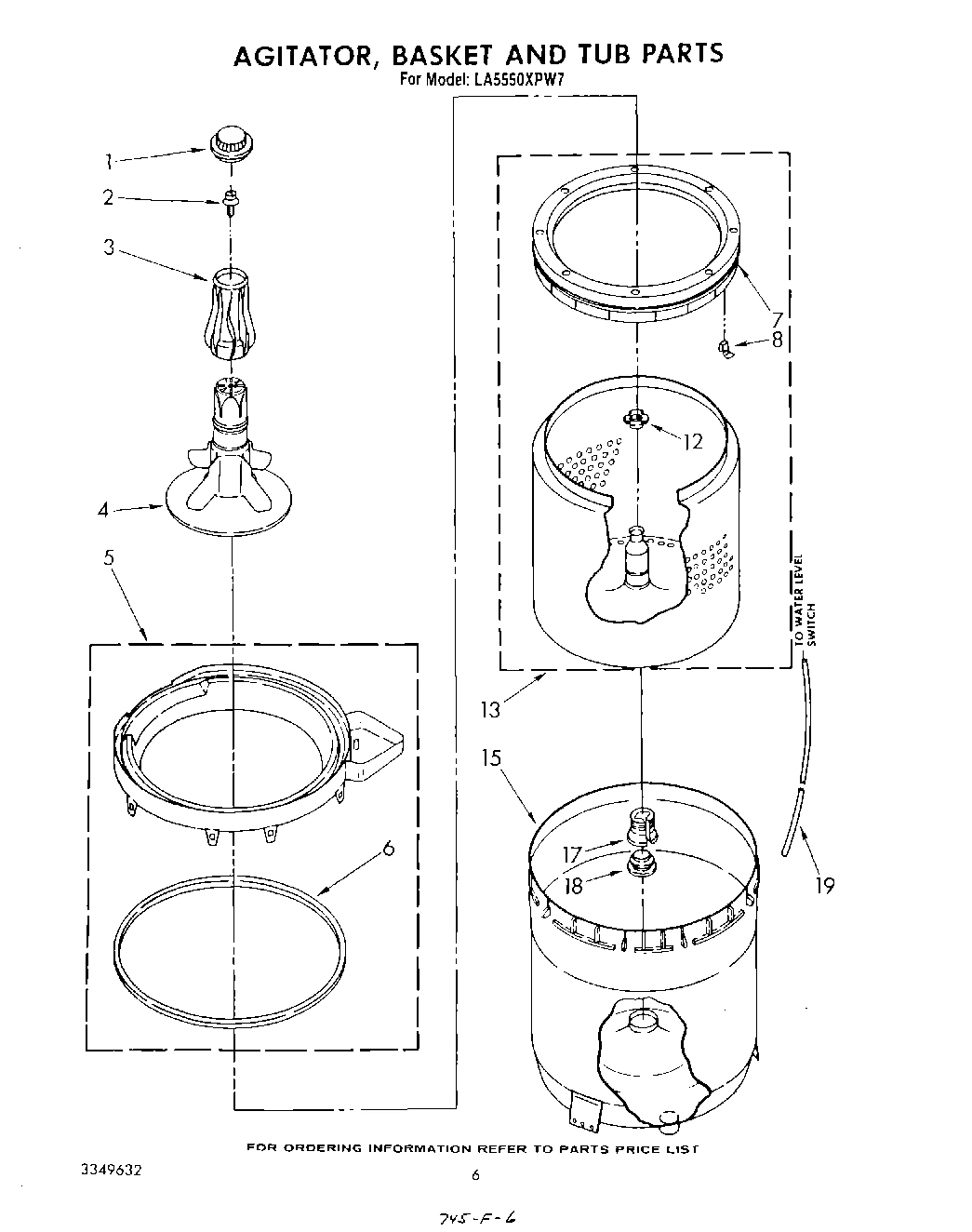 04 - AGITATOR, BASKET AND TUB