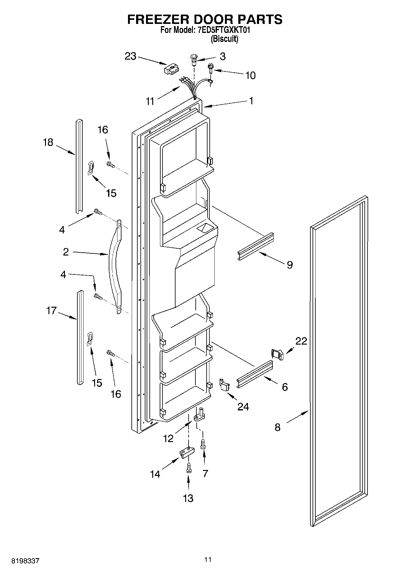 07 - FREEZER DOOR