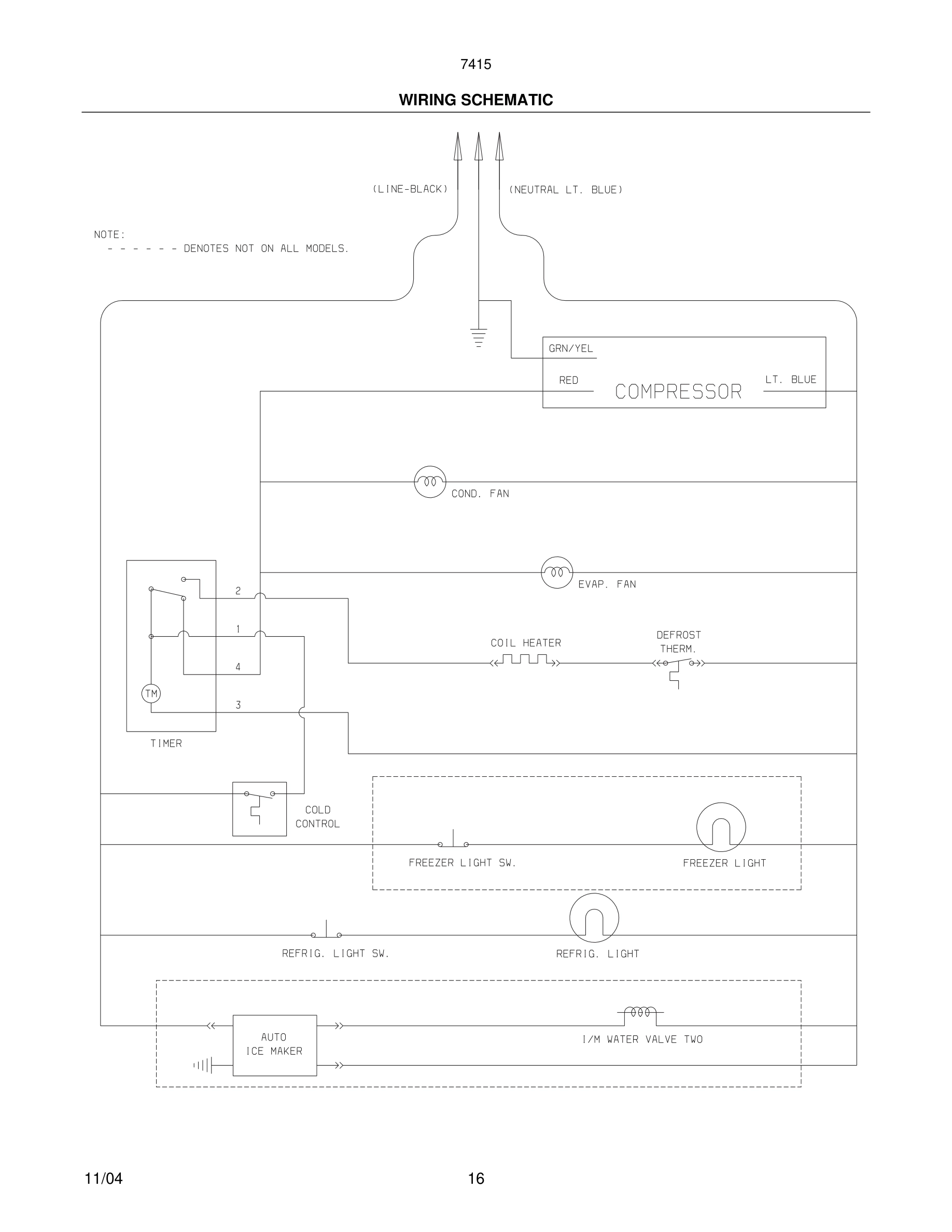 16 - WIRING SCHEMATIC
