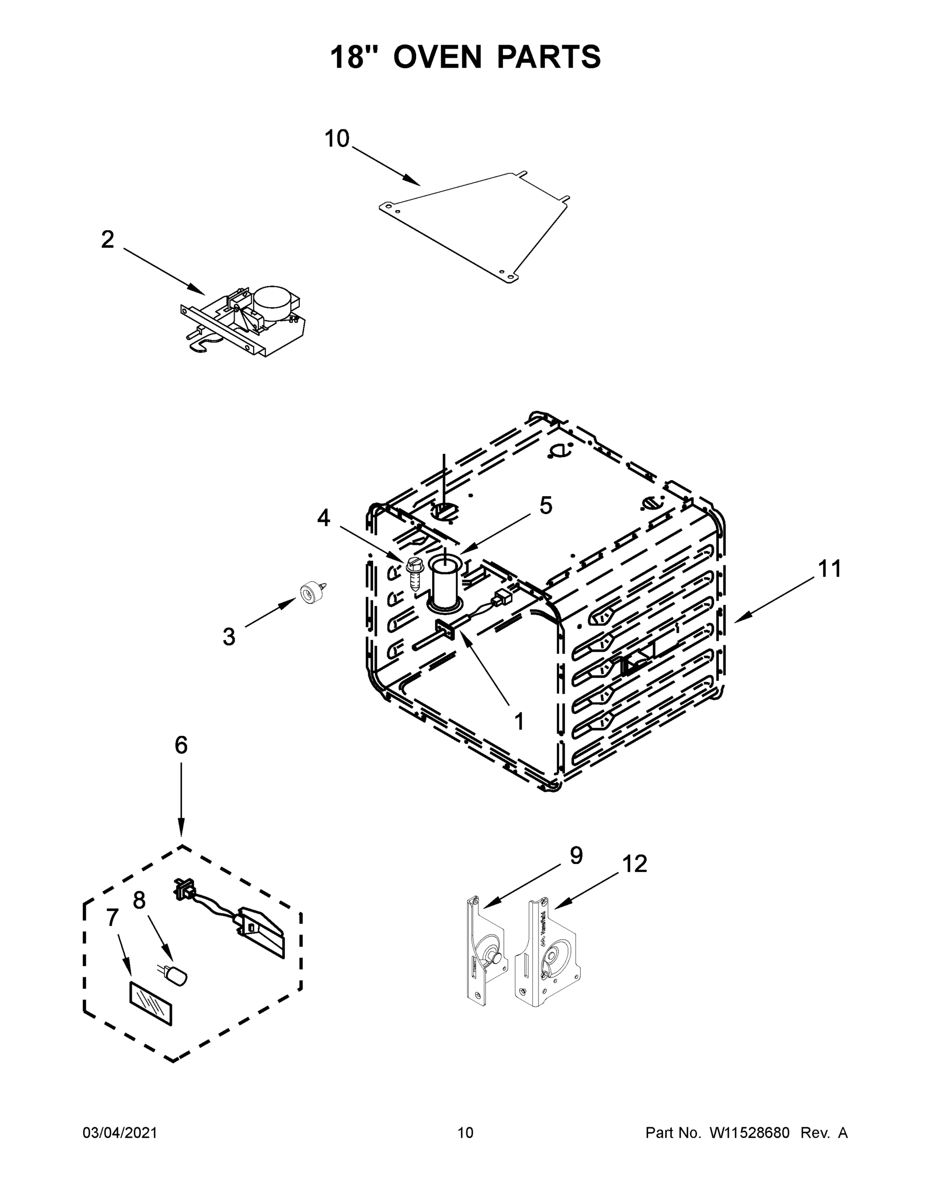 06 - 18" OVEN PARTS
