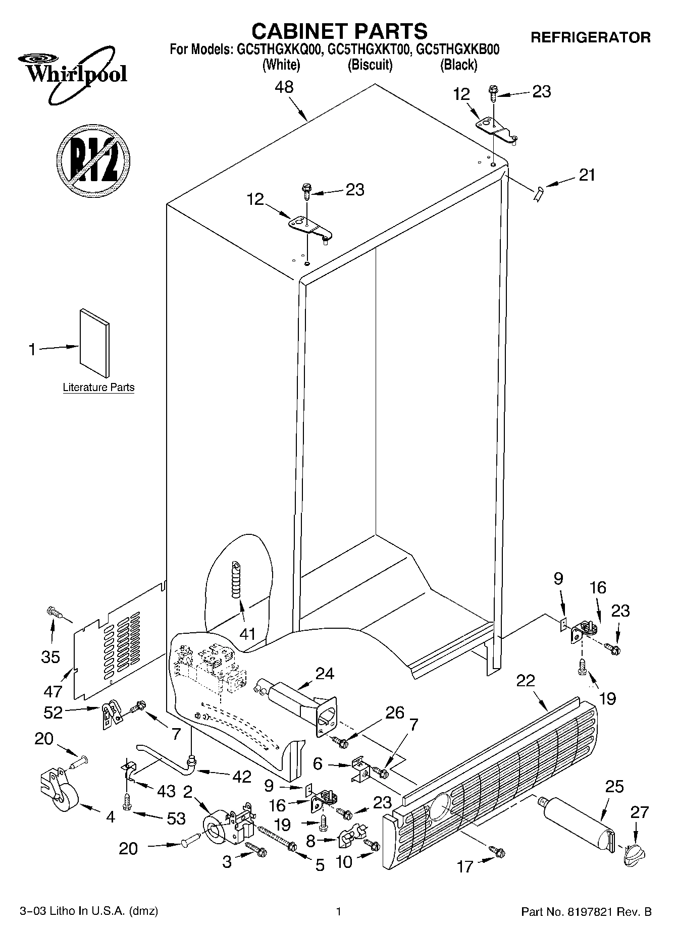 01 - CABINET PARTS