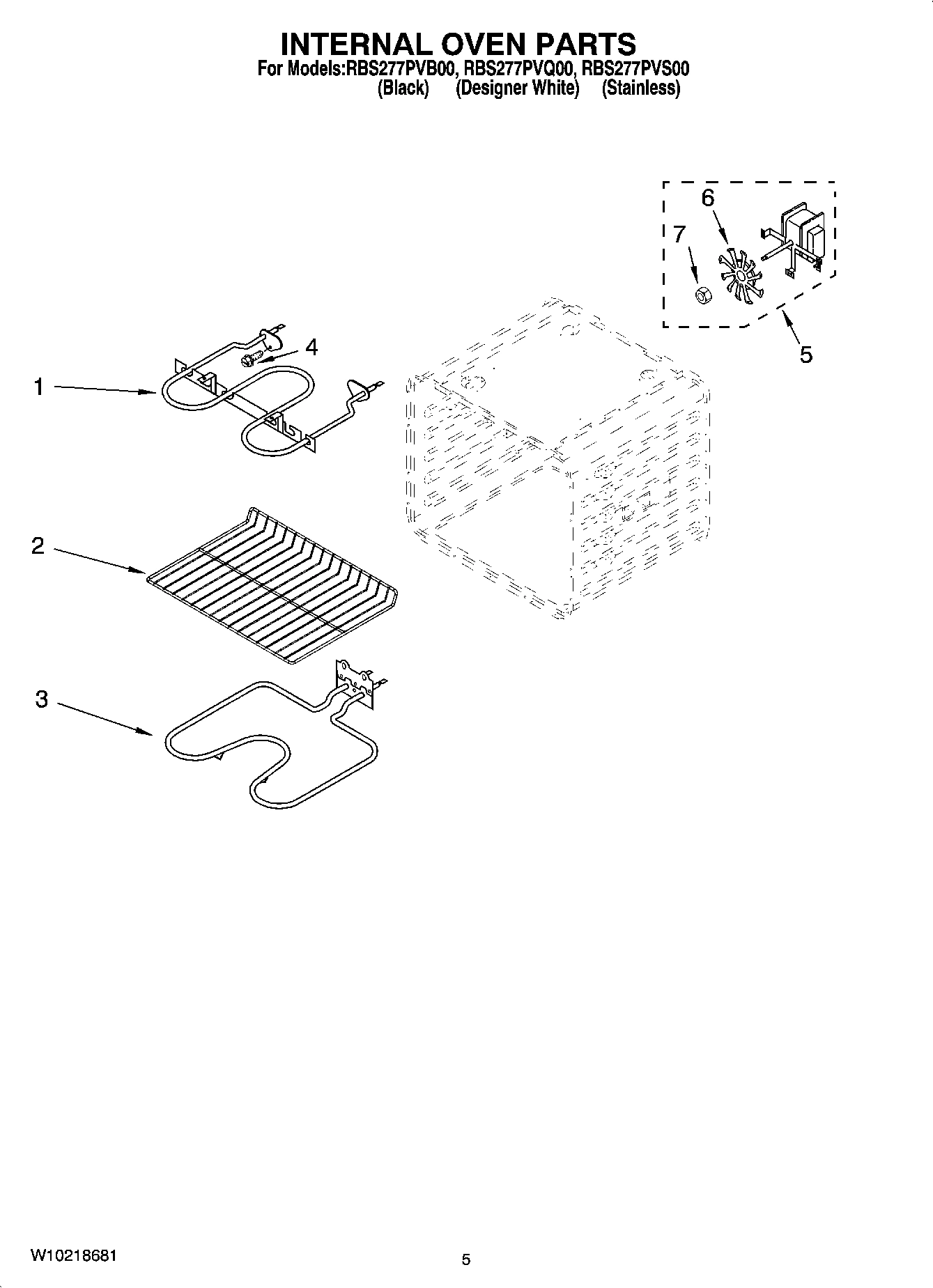 04 - INTERNAL OVEN PARTS