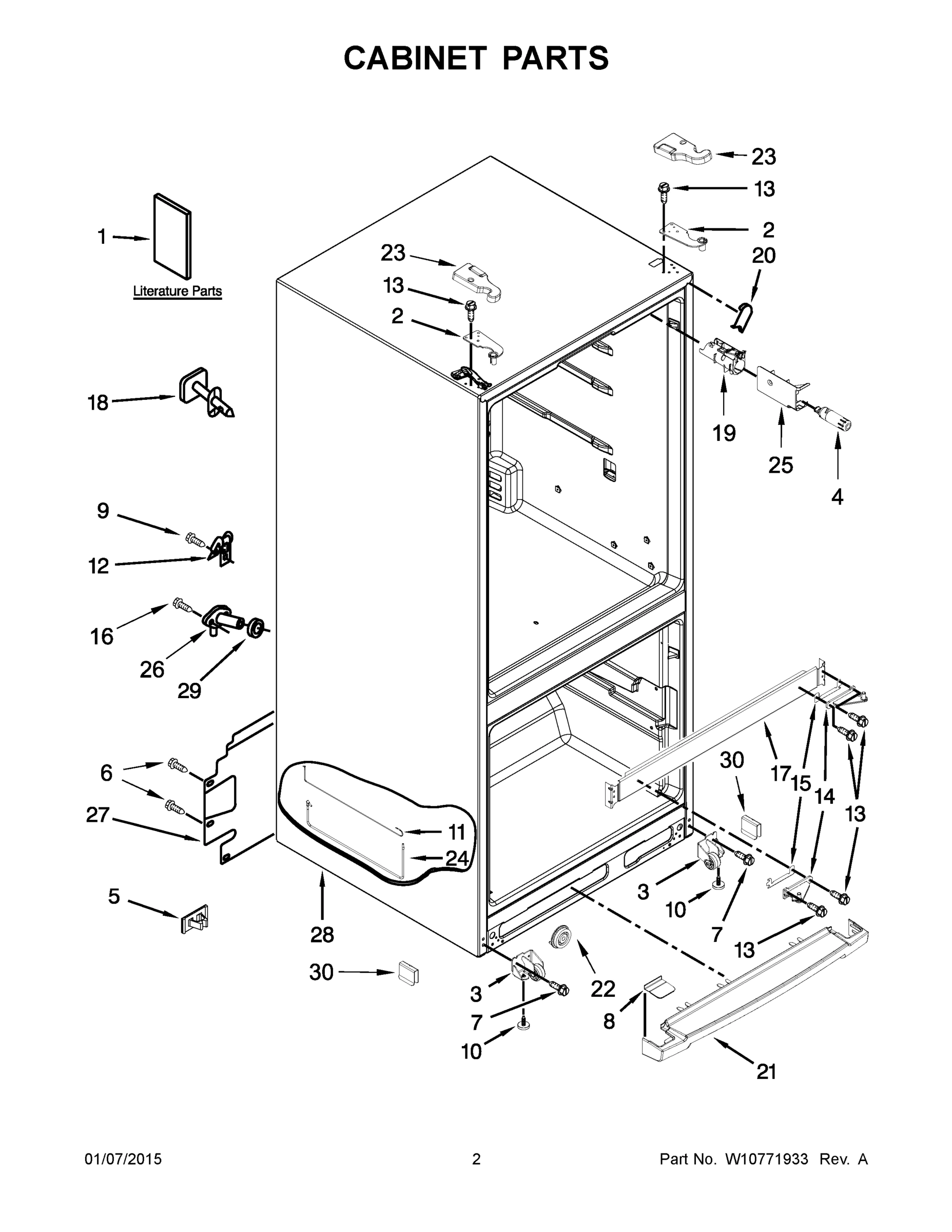 02 - CABINET PARTS