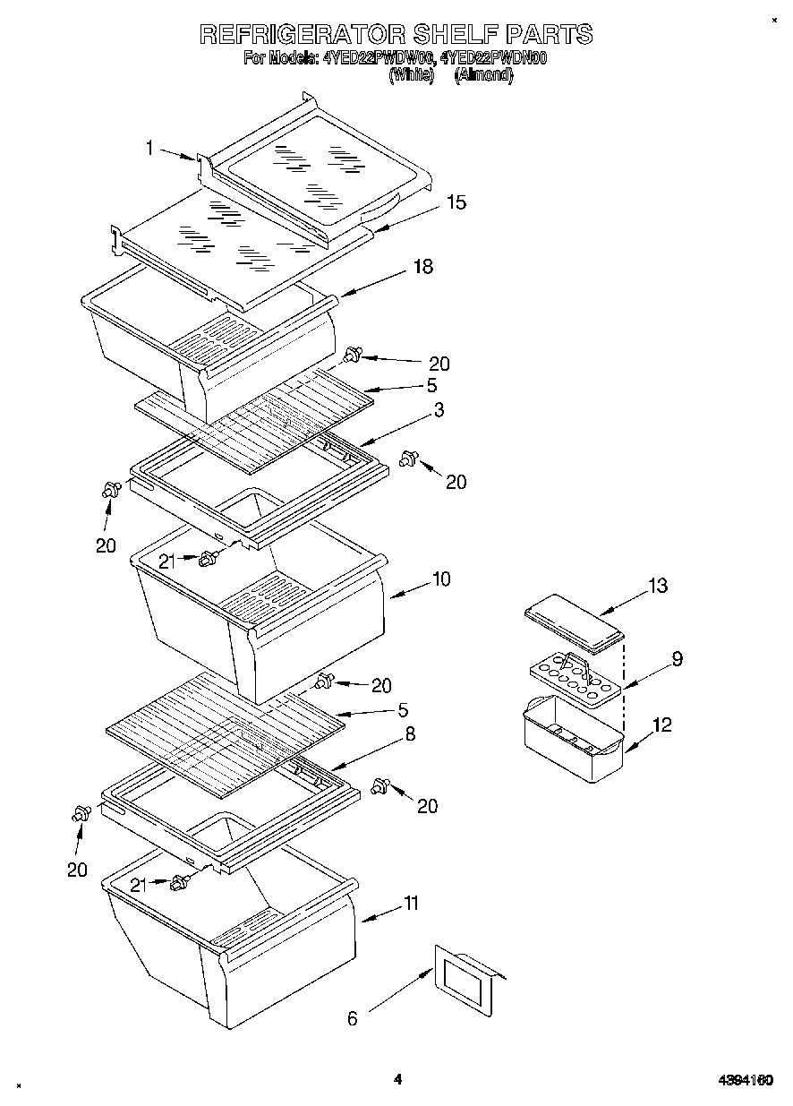 03 - REFRIGERATOR SHELF