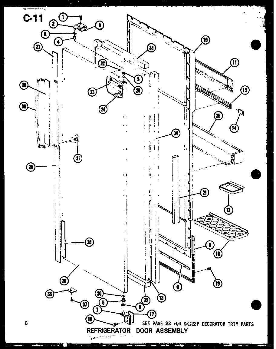 08 - REF DOOR ASSY