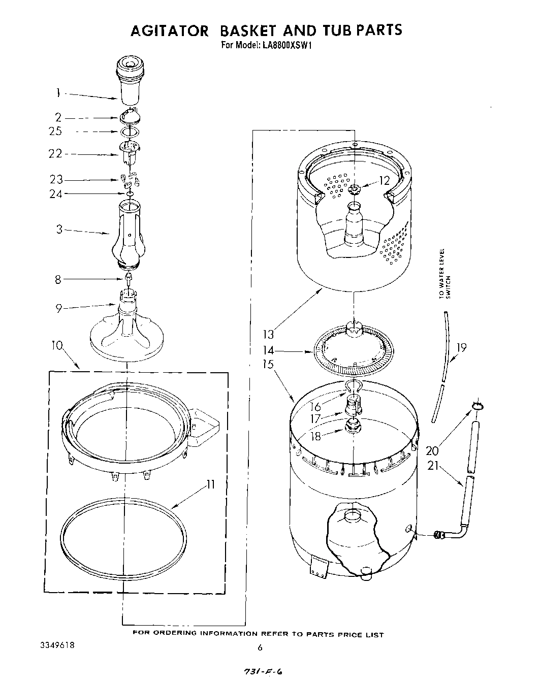 04 - AGITATOR, BASKET AND TUB