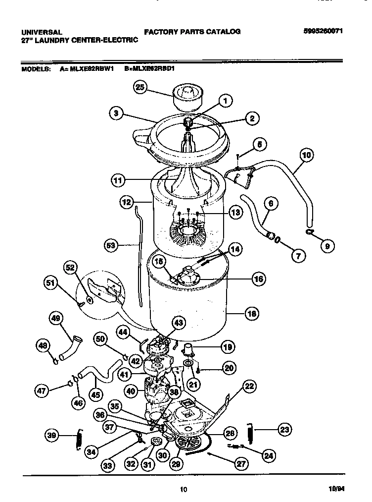 06 - WASHER - TUBS, HOSES, MOTOR