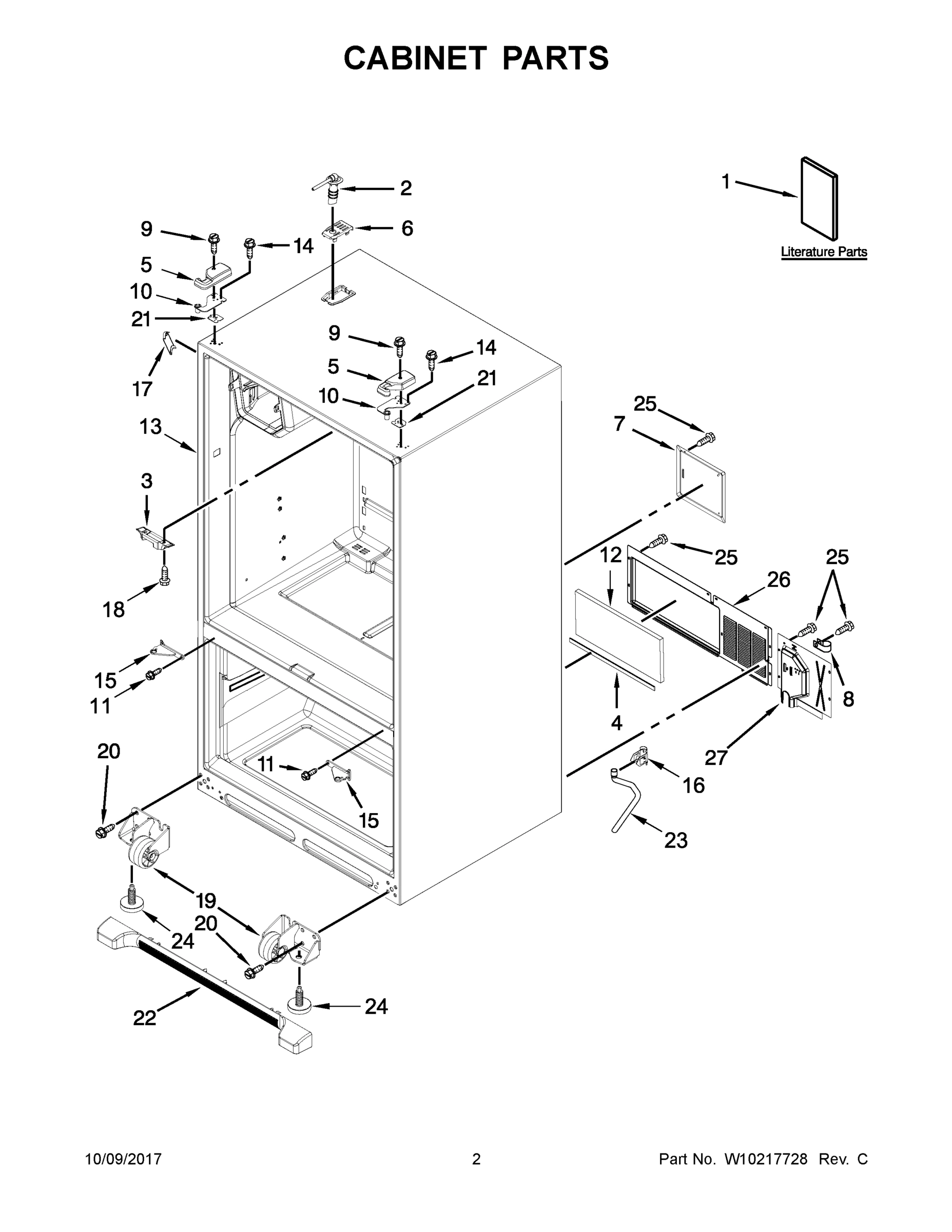 02 - CABINET PARTS