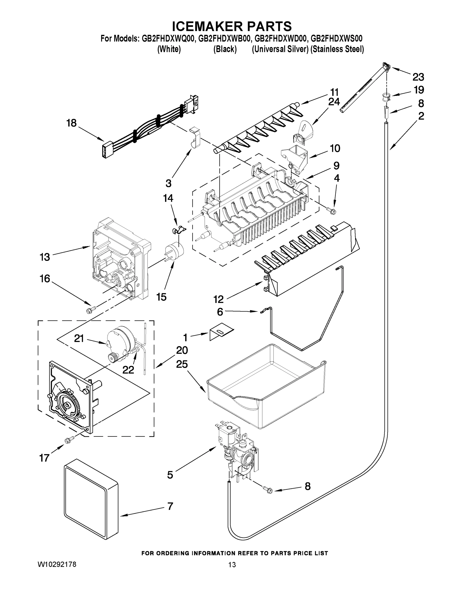 08 - ICEMAKER PARTS
