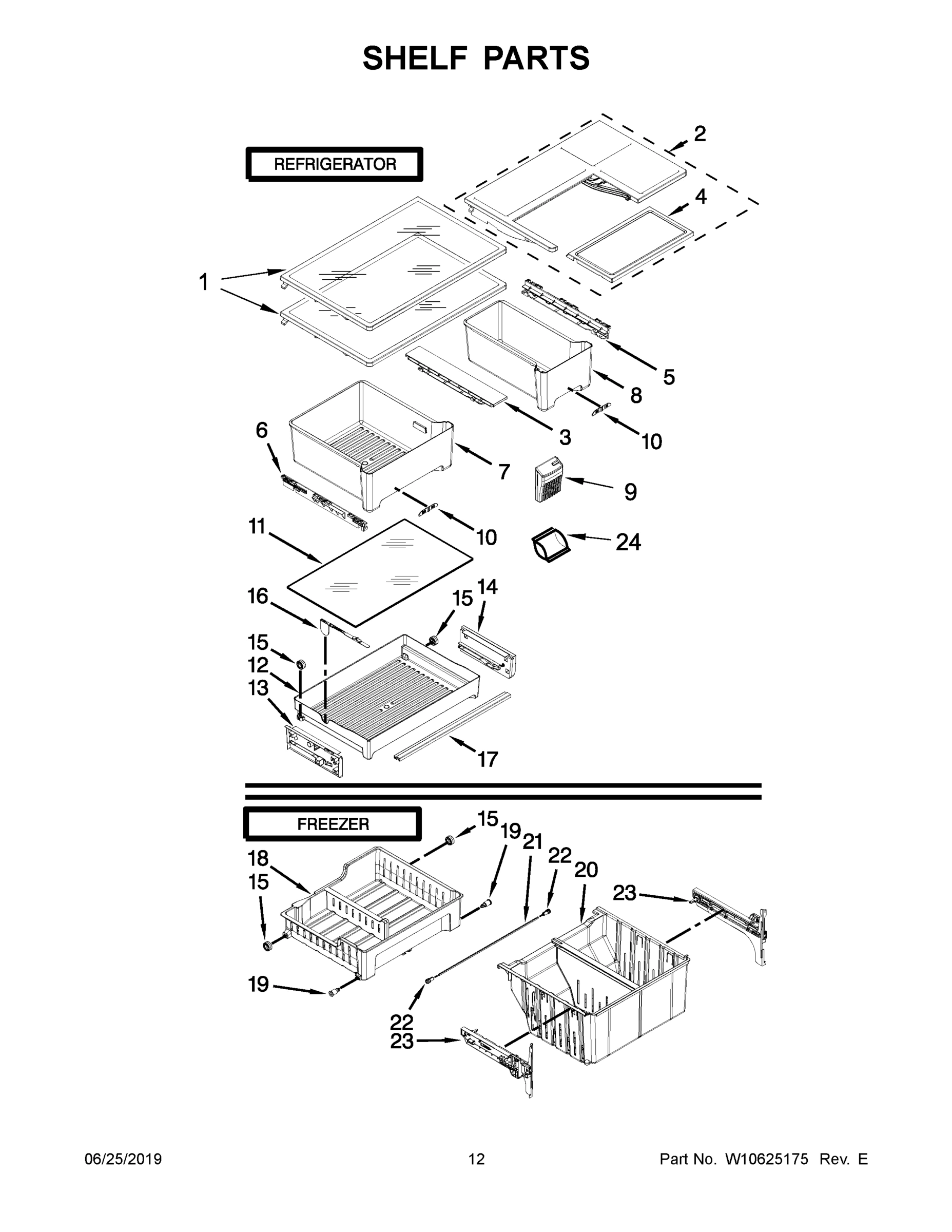 07 - SHELF PARTS