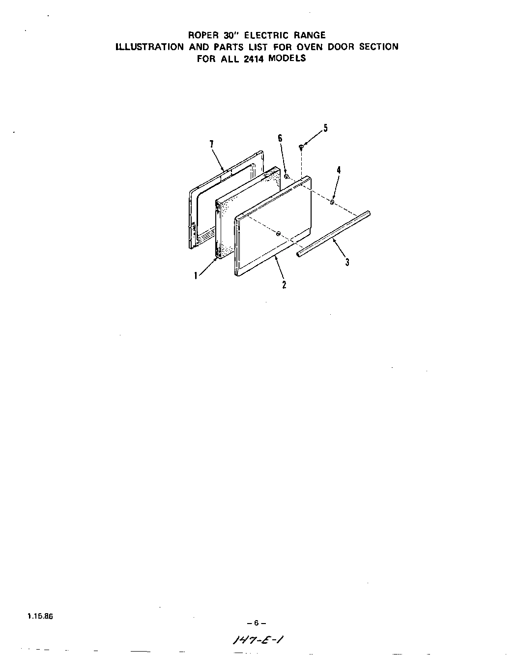 06 - OVEN DOOR