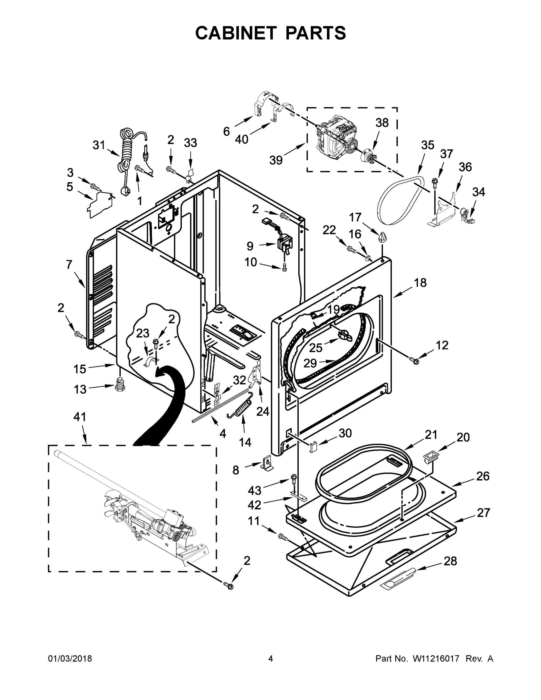 03 - CABINET PARTS