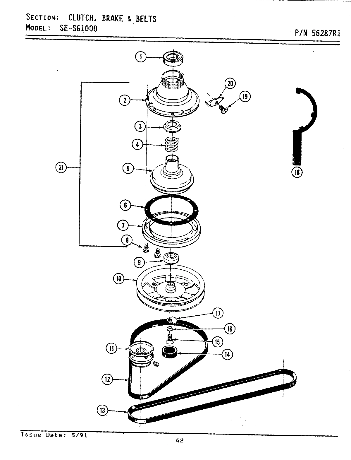 06 - CLUTCH, BRAKE & BELTS