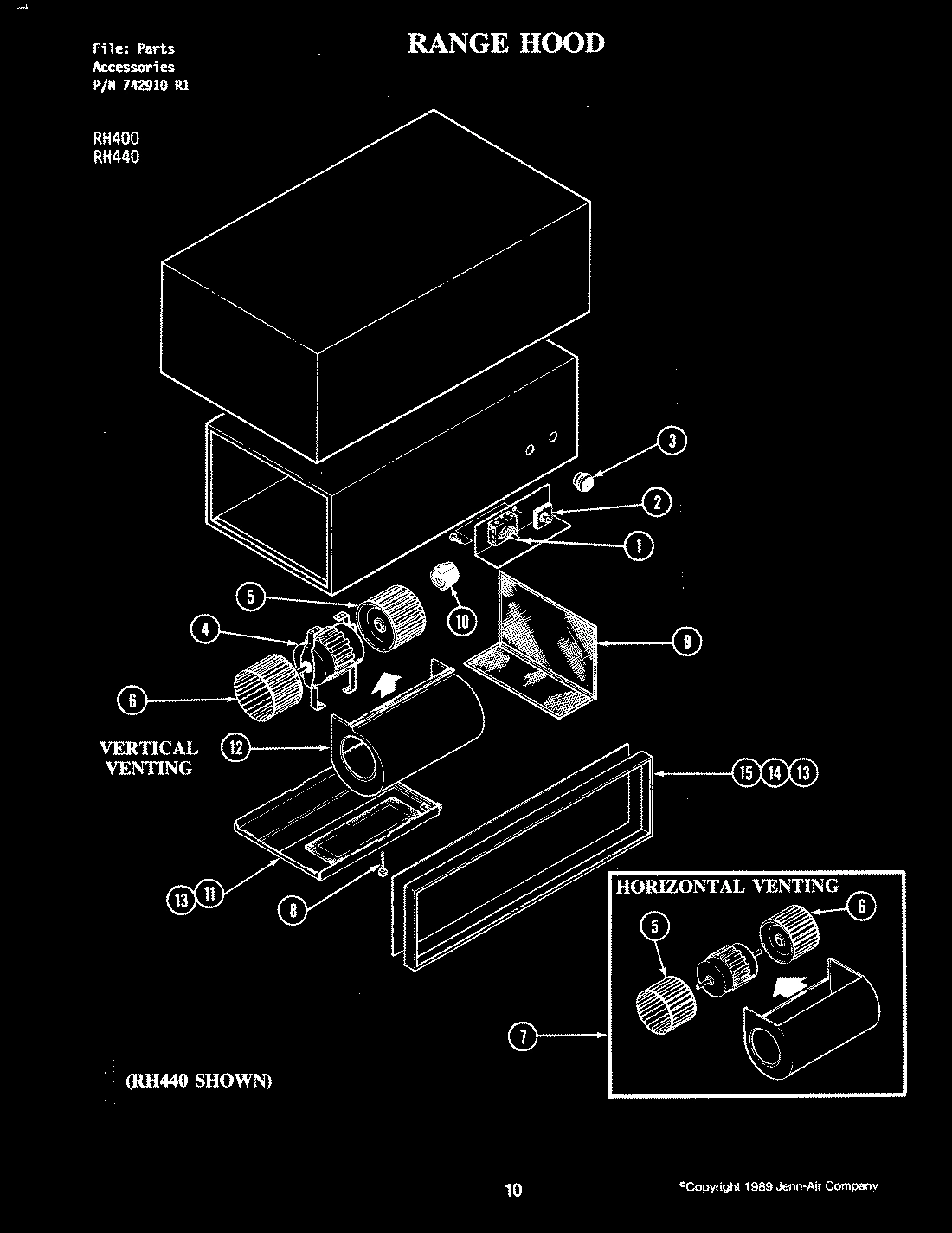 01 - RANGE HOOD (RH440)