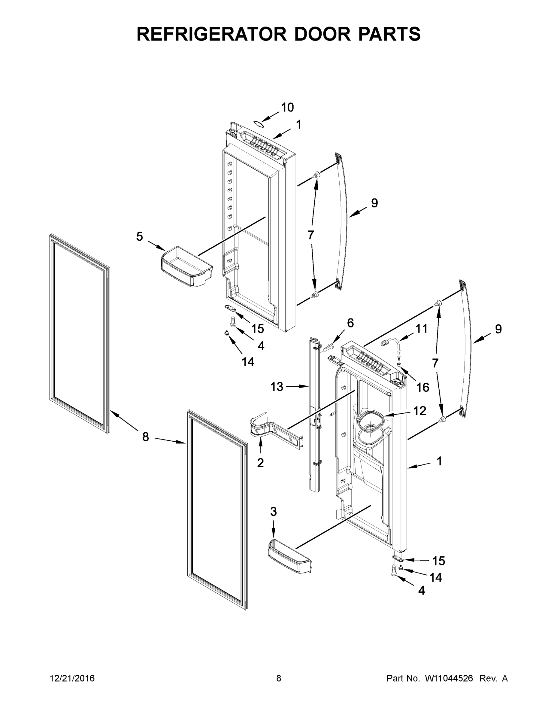 05 - REFRIGERATOR DOOR PARTS