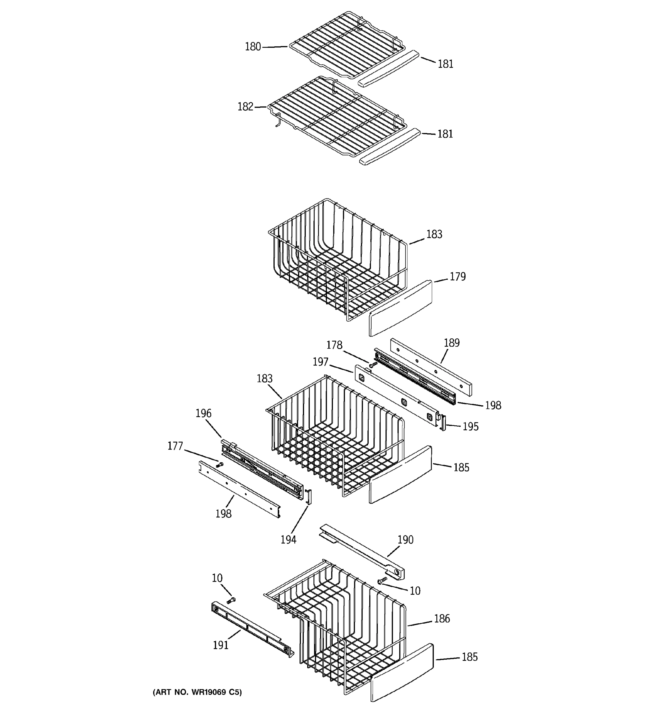FREEZER SHELVES
