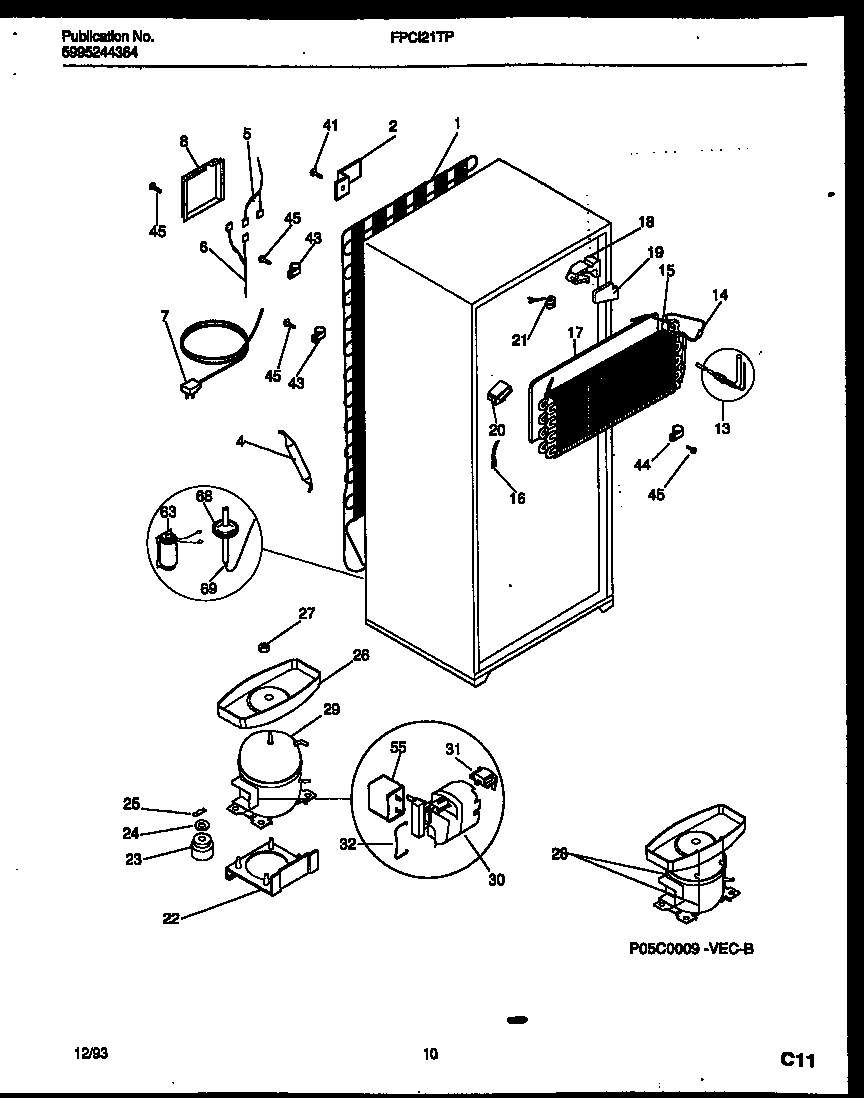 06 - SYSTEM AND AUTOMATIC DEFROST PARTS