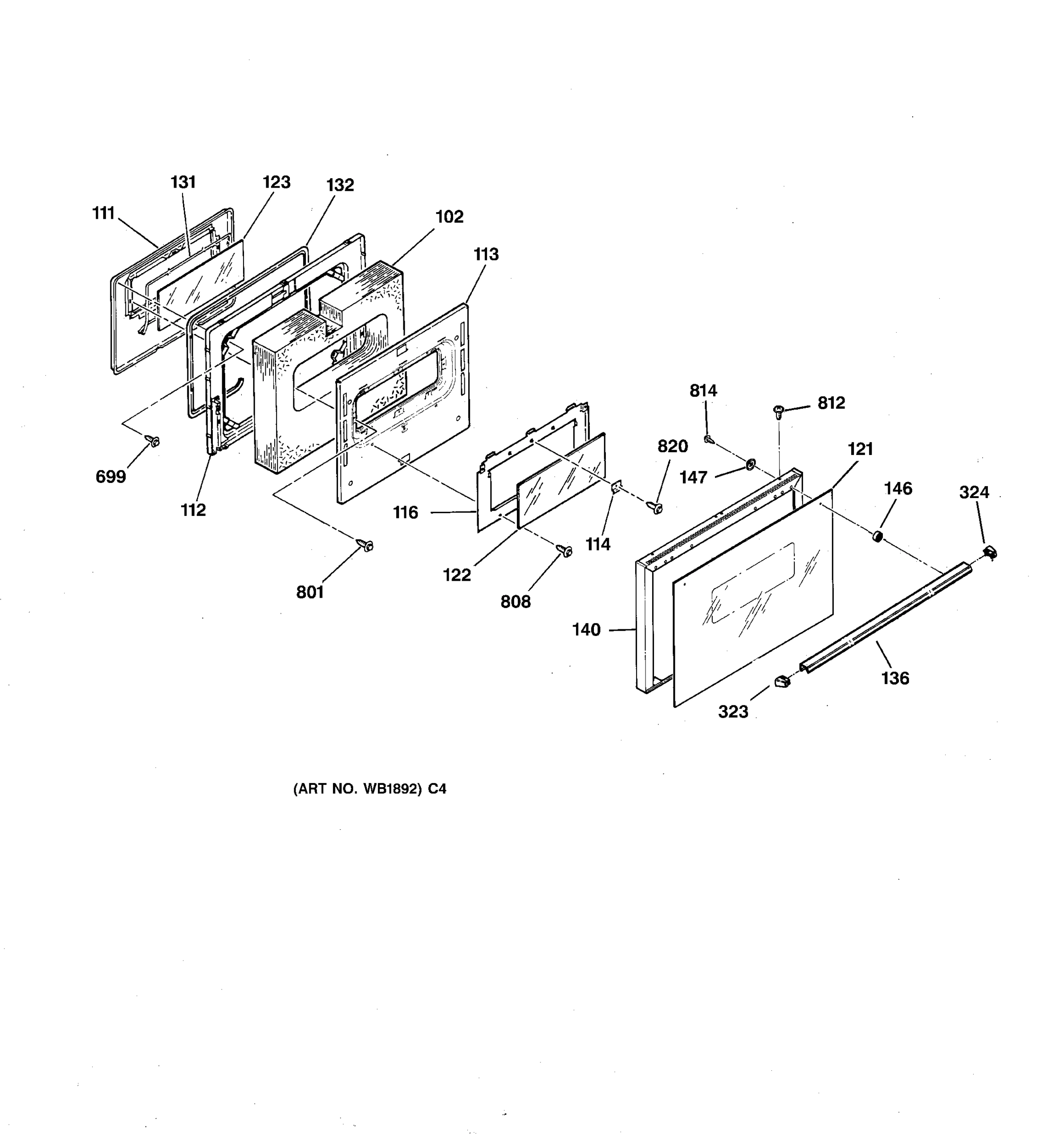 OVEN DOOR