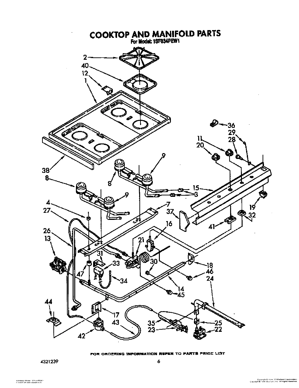 05 - COOKTOP AND MANIFOLD, LIT/OPTIONAL