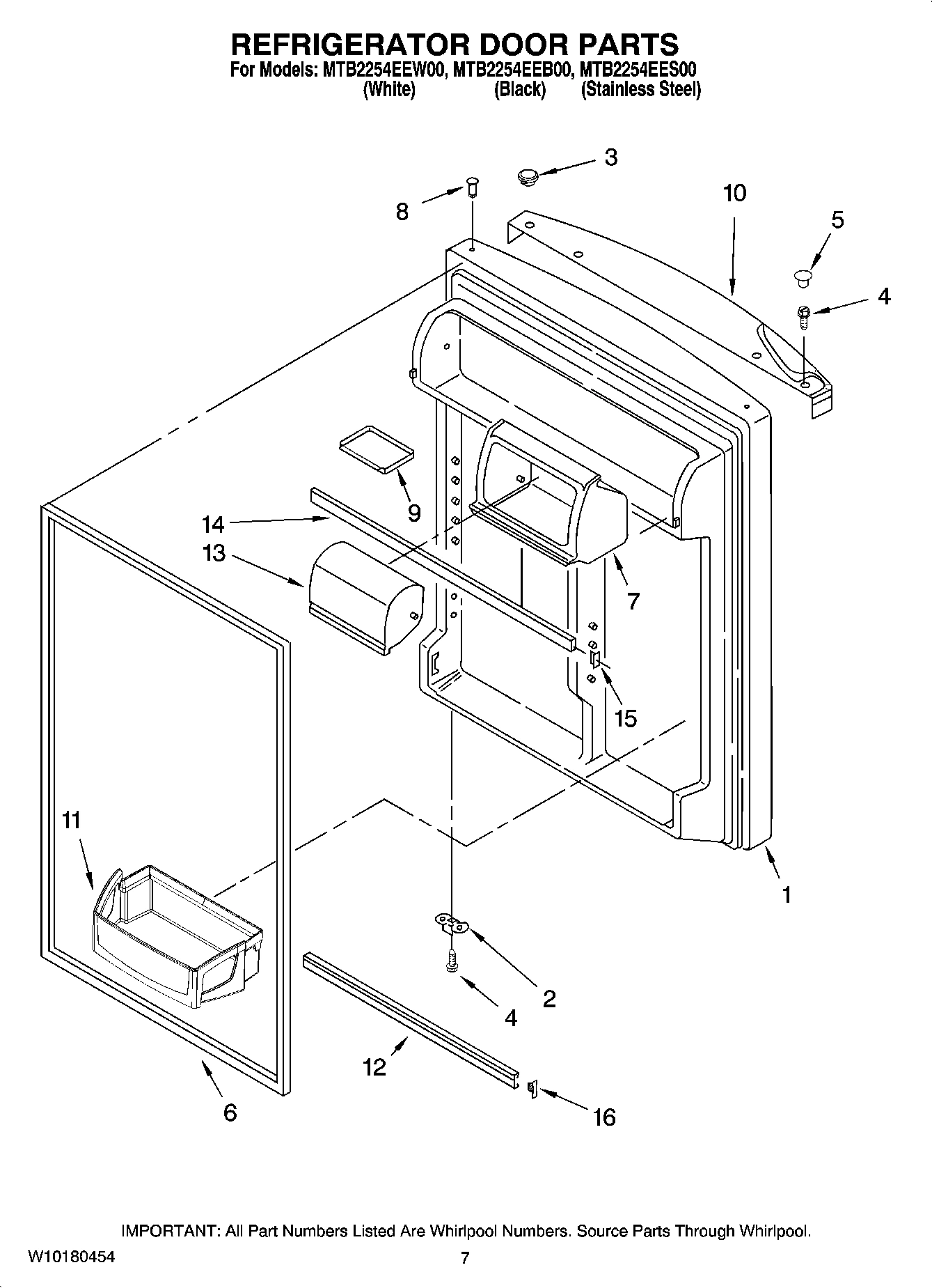 04 - REFRIGERATOR DOOR PARTS