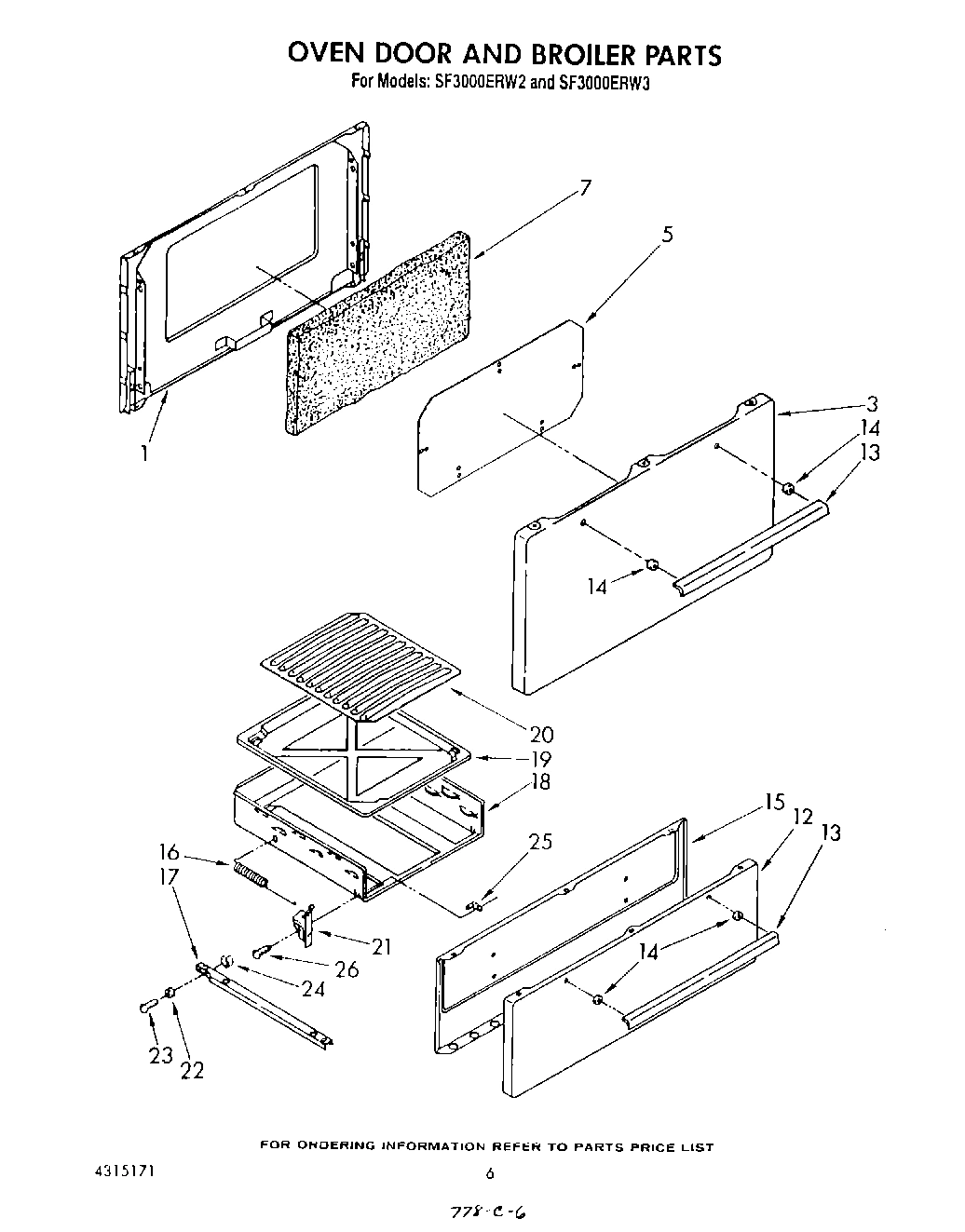 05 - OVEN DOOR AND BROILER