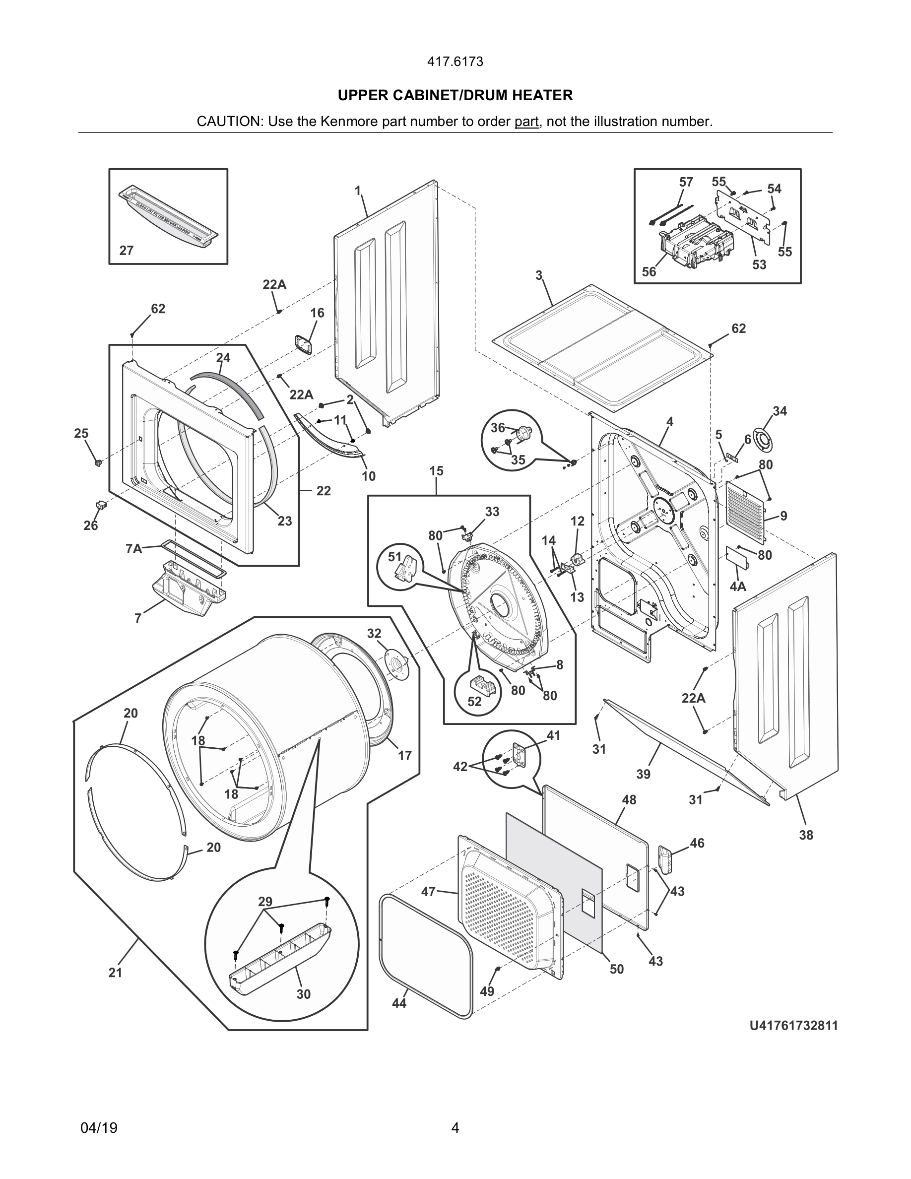 05 - UPPER CABINET/DRUM HEATER