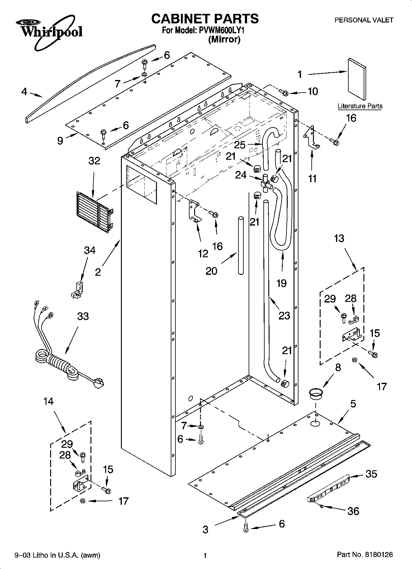 01 - CABINET PARTS