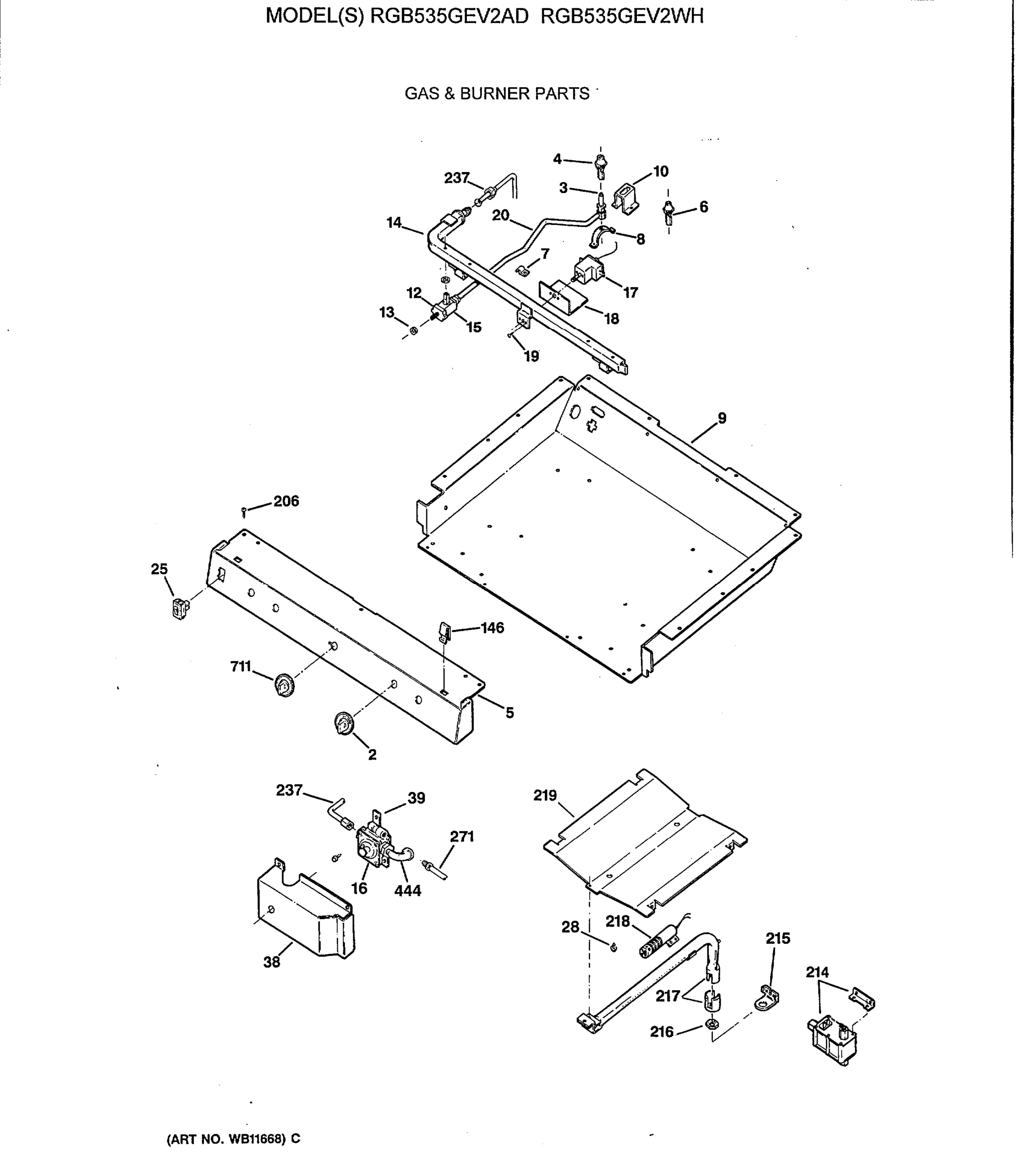 GAS & BURNER PARTS