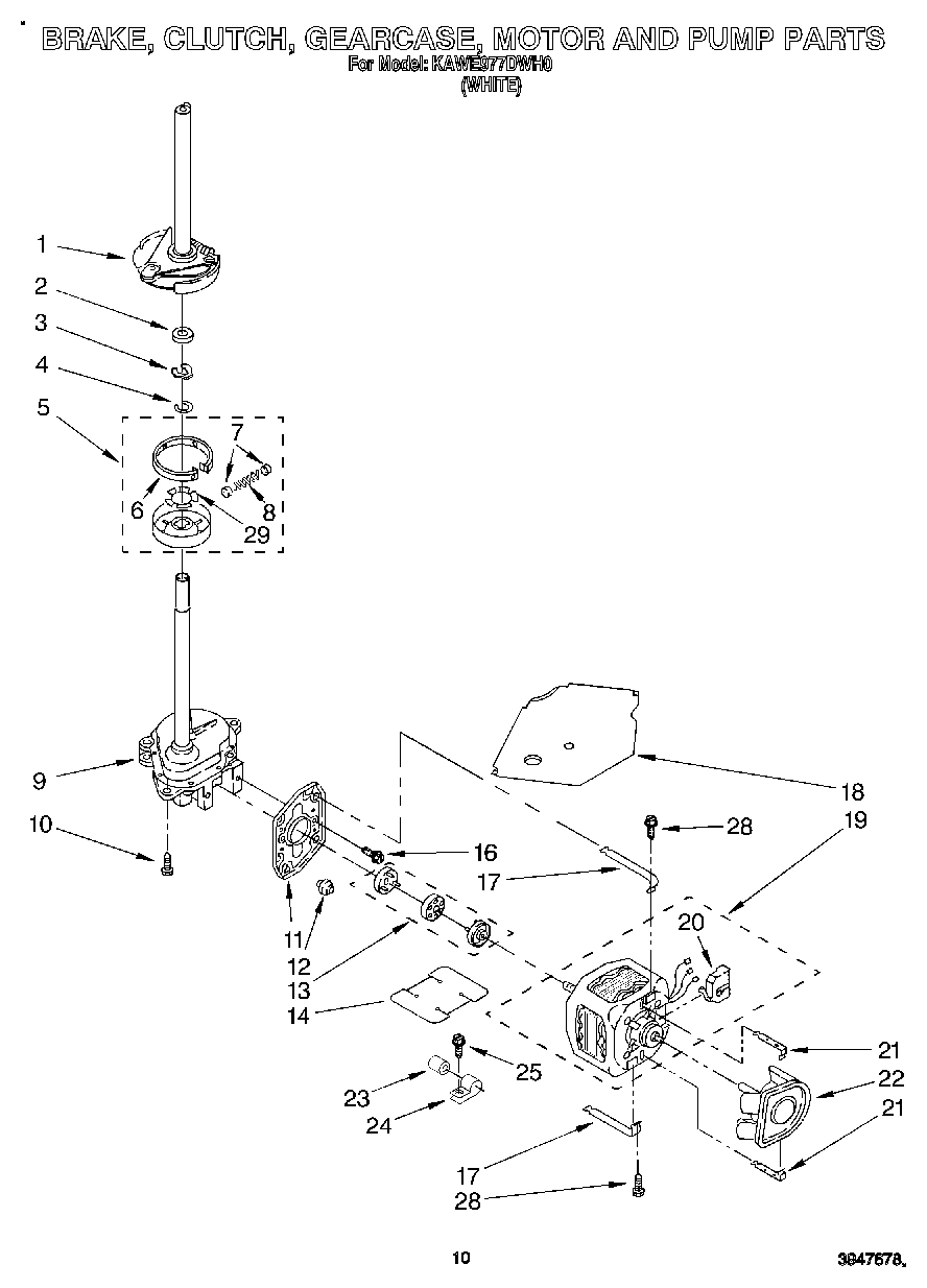 06 - BRAKE, CLUTCH, GEARCASE, MOTOR AND PUMP