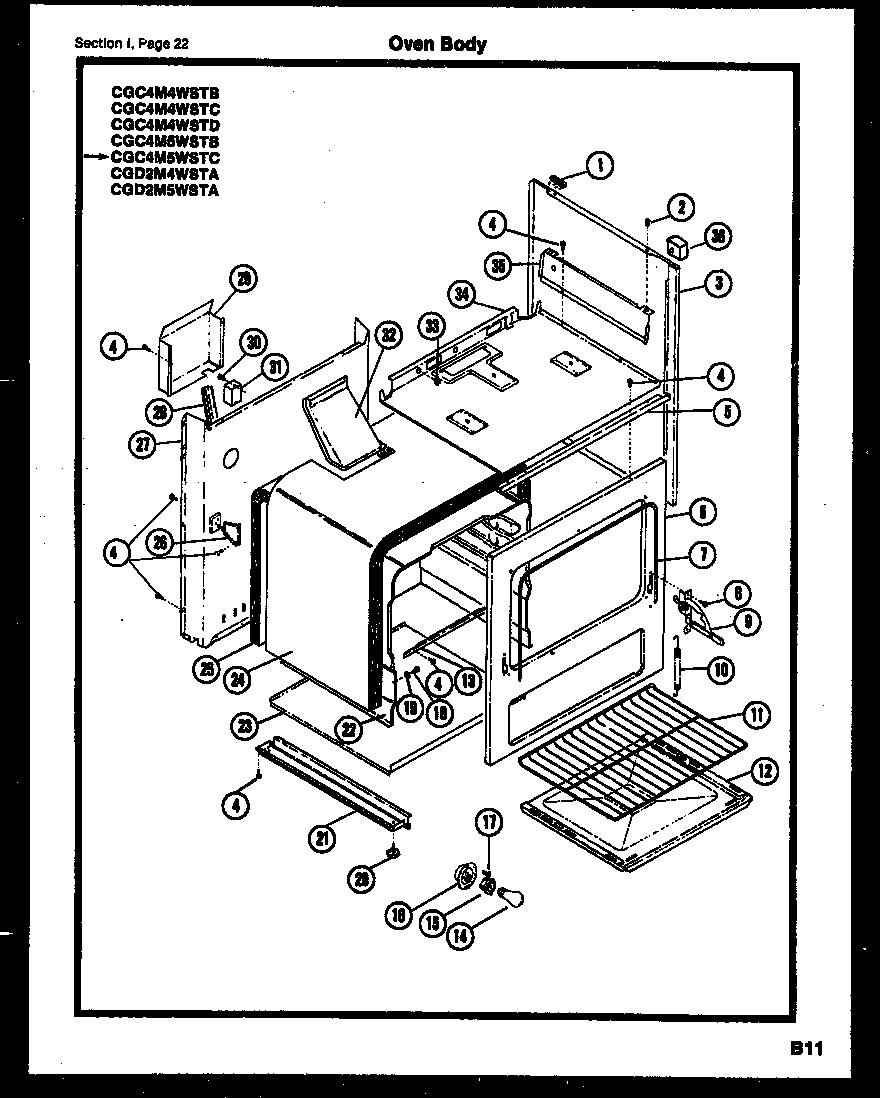15 - OVEN BODY