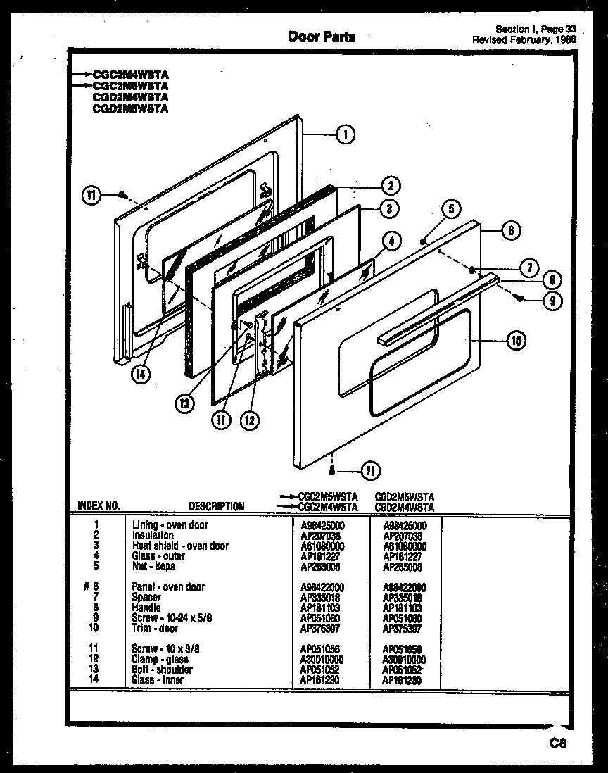22 - DOOR PARTS