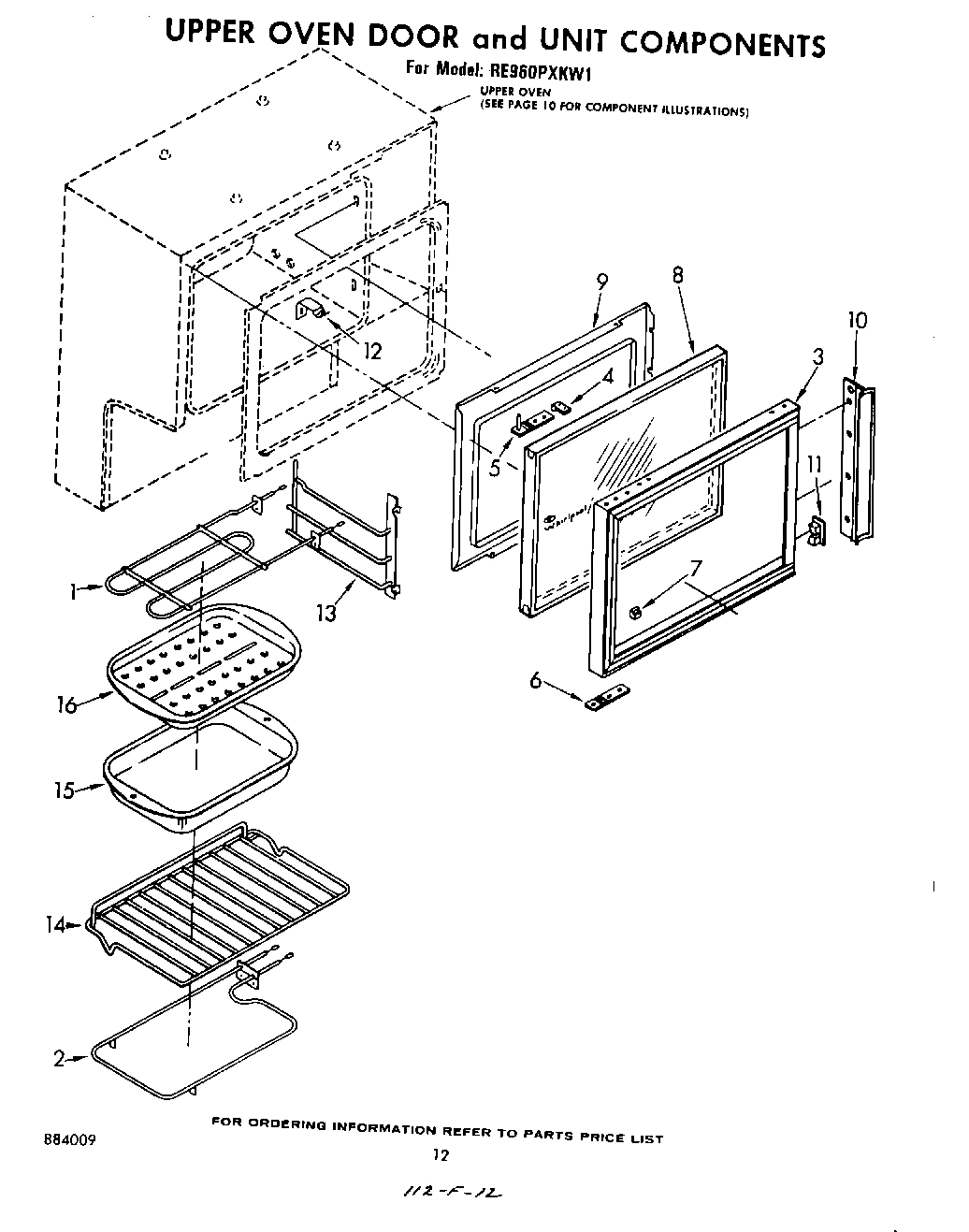 07 - UPPER OVEN DOOR AND UNIT