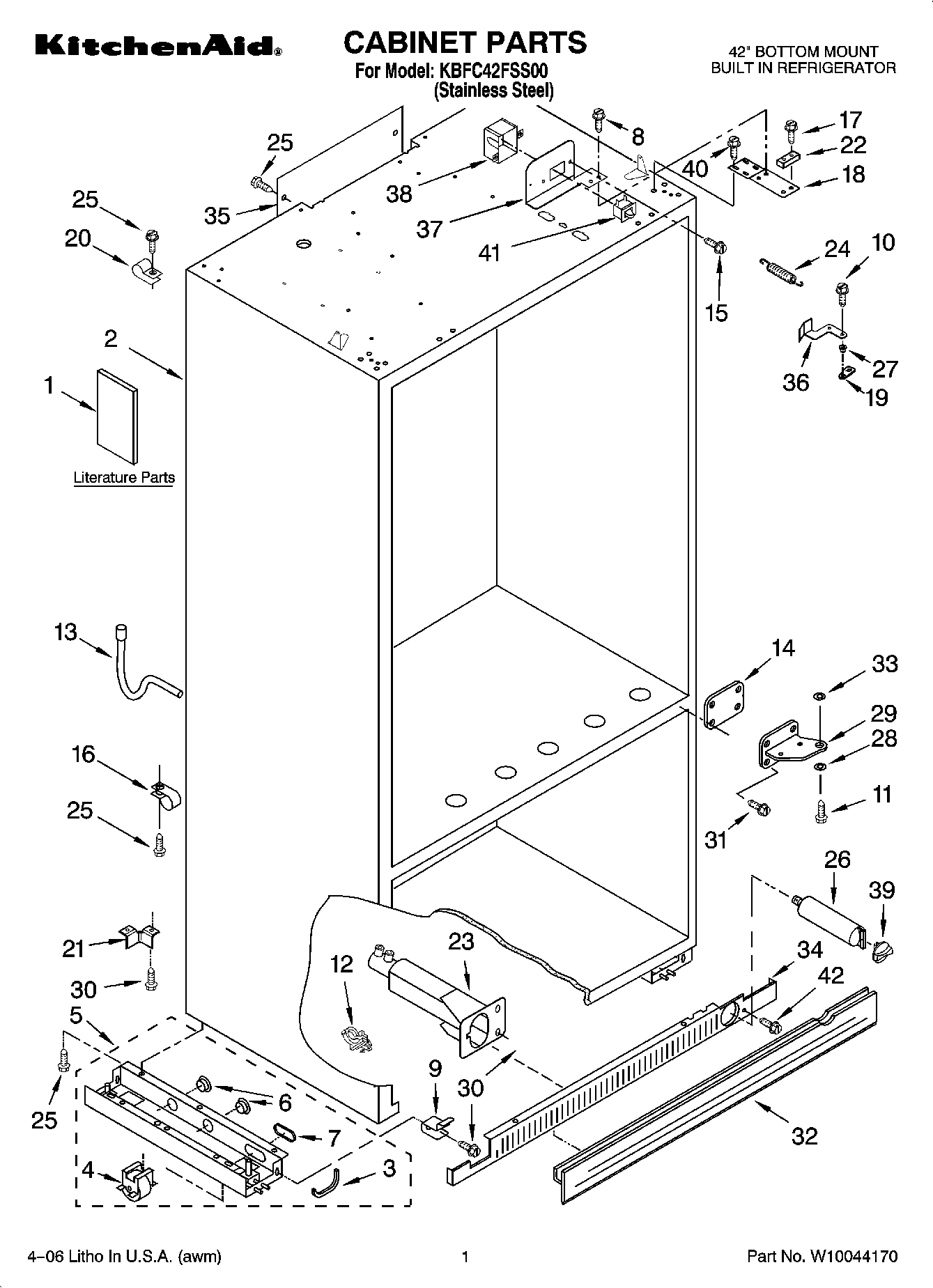 01 - CABINET PARTS