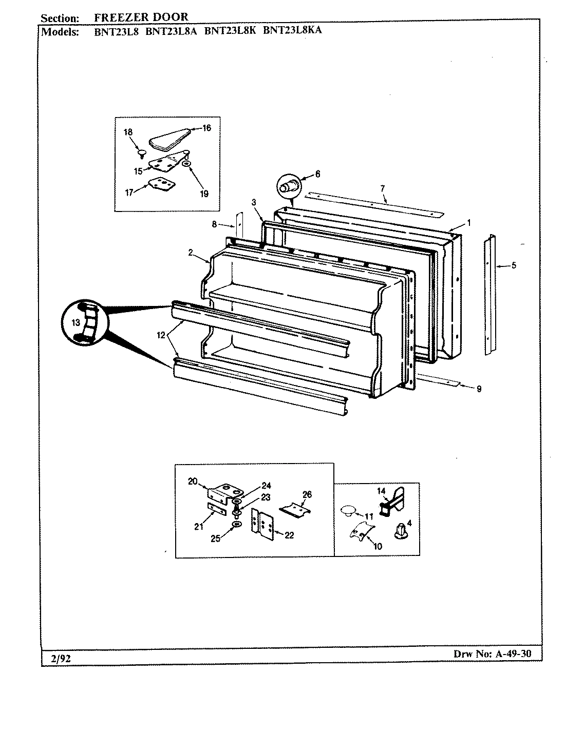 02 - FREEZER DOOR