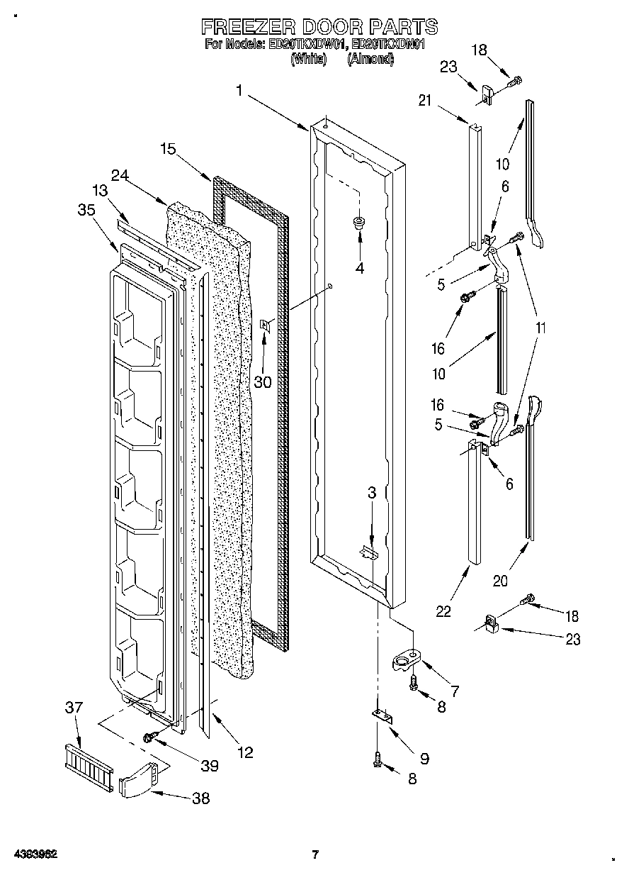 05 - FREEZER DOOR