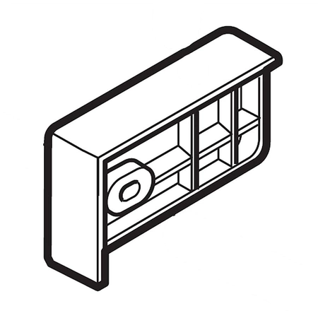 MEB65420102 LG Refrigerator Rear Handle