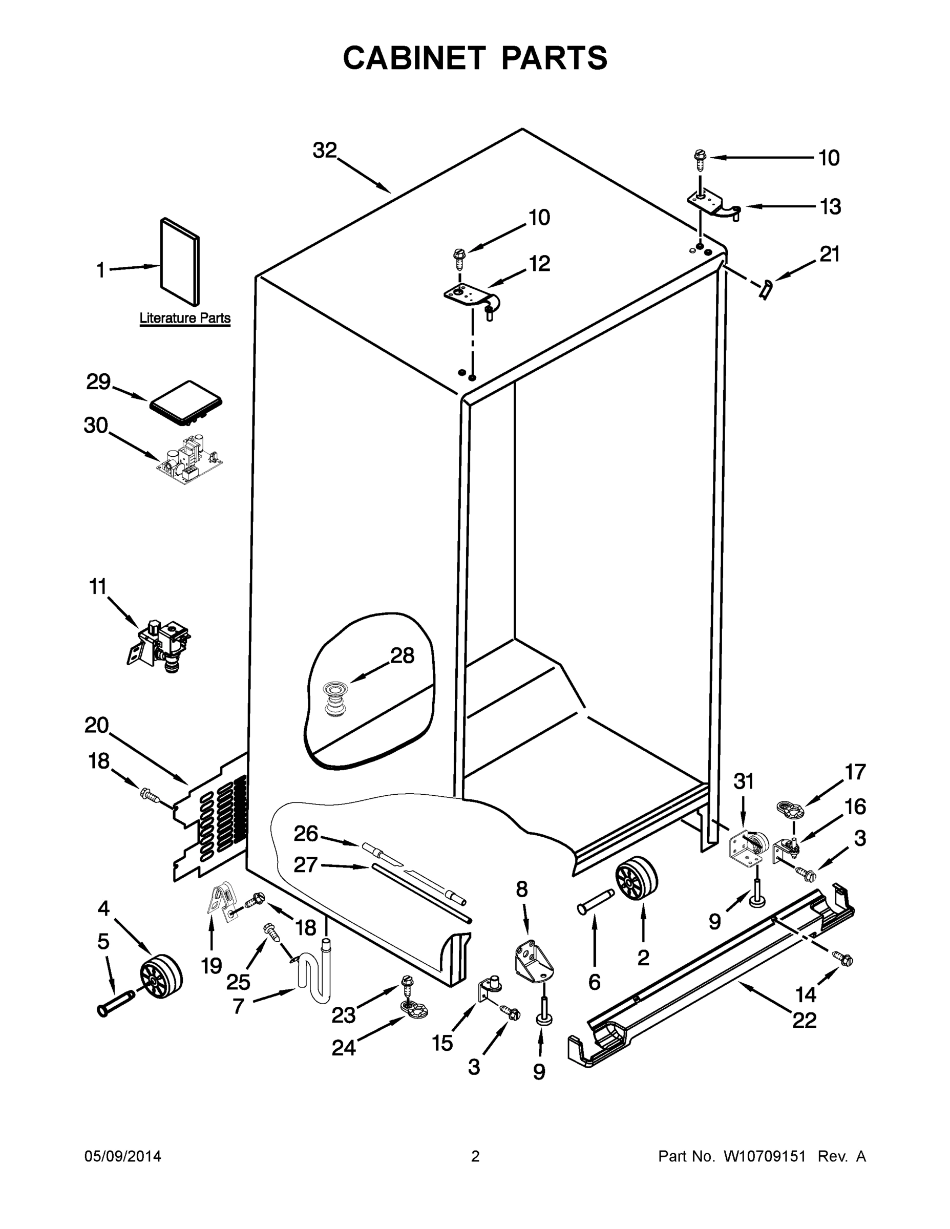 02 - CABINET PARTS
