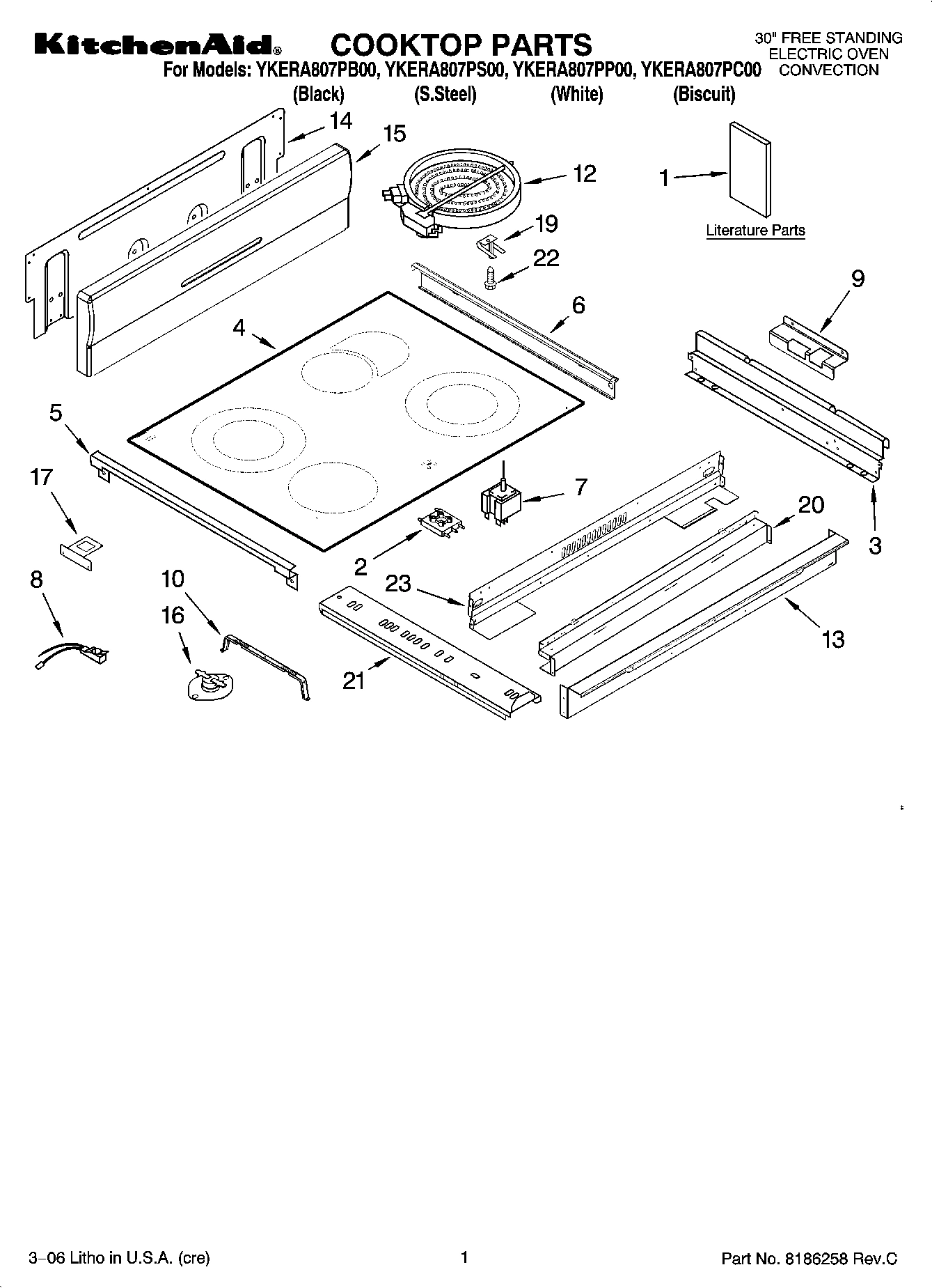 01 - COOKTOP PARTS