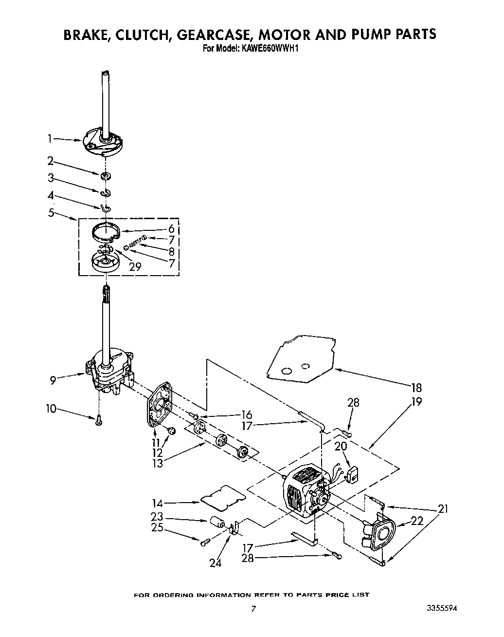 05 - BRAKE, CLUTCH, GEARCASE, MOTOR & PUMP