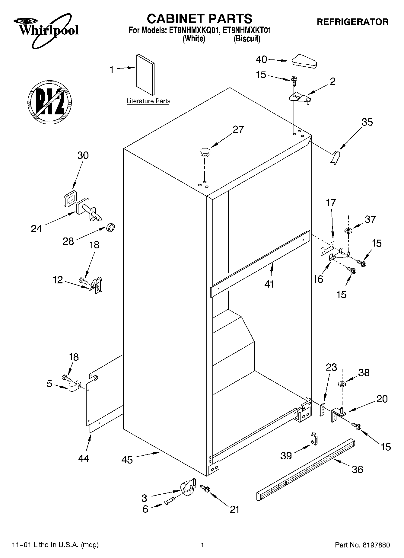 01 - CABINET, LITERATURE