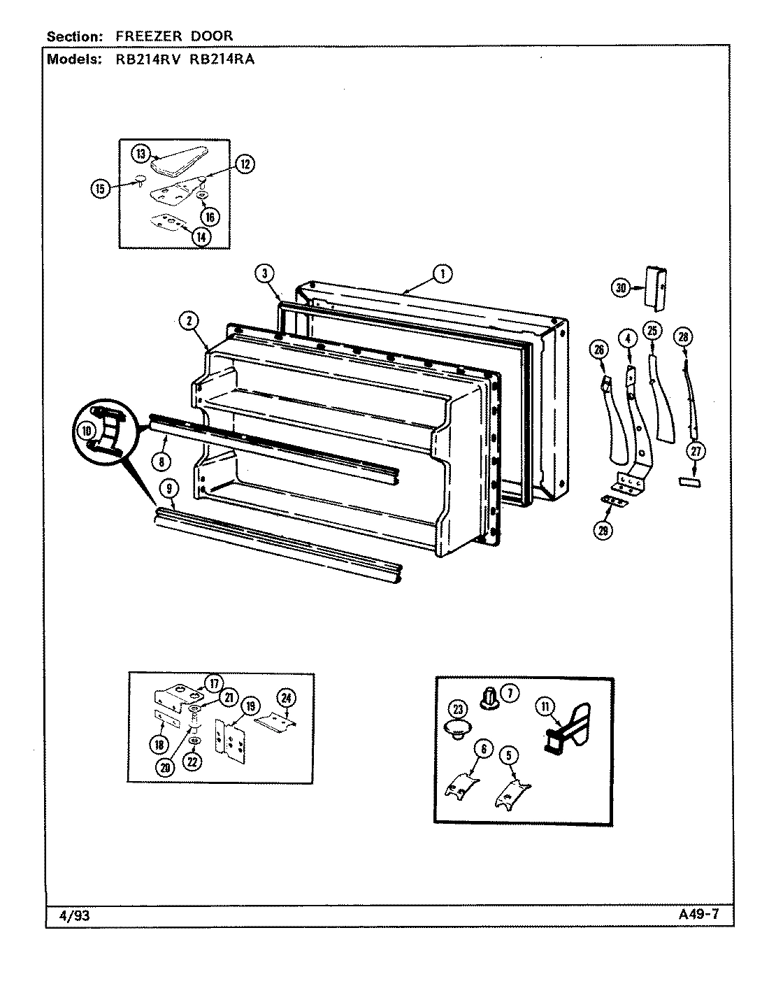 03 - FREEZER DOOR
