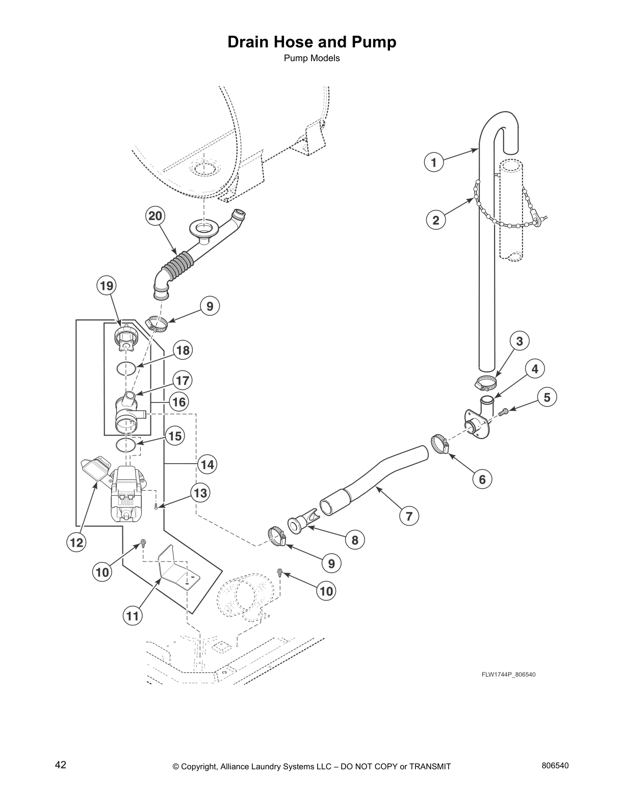 Drain Hose and Pump